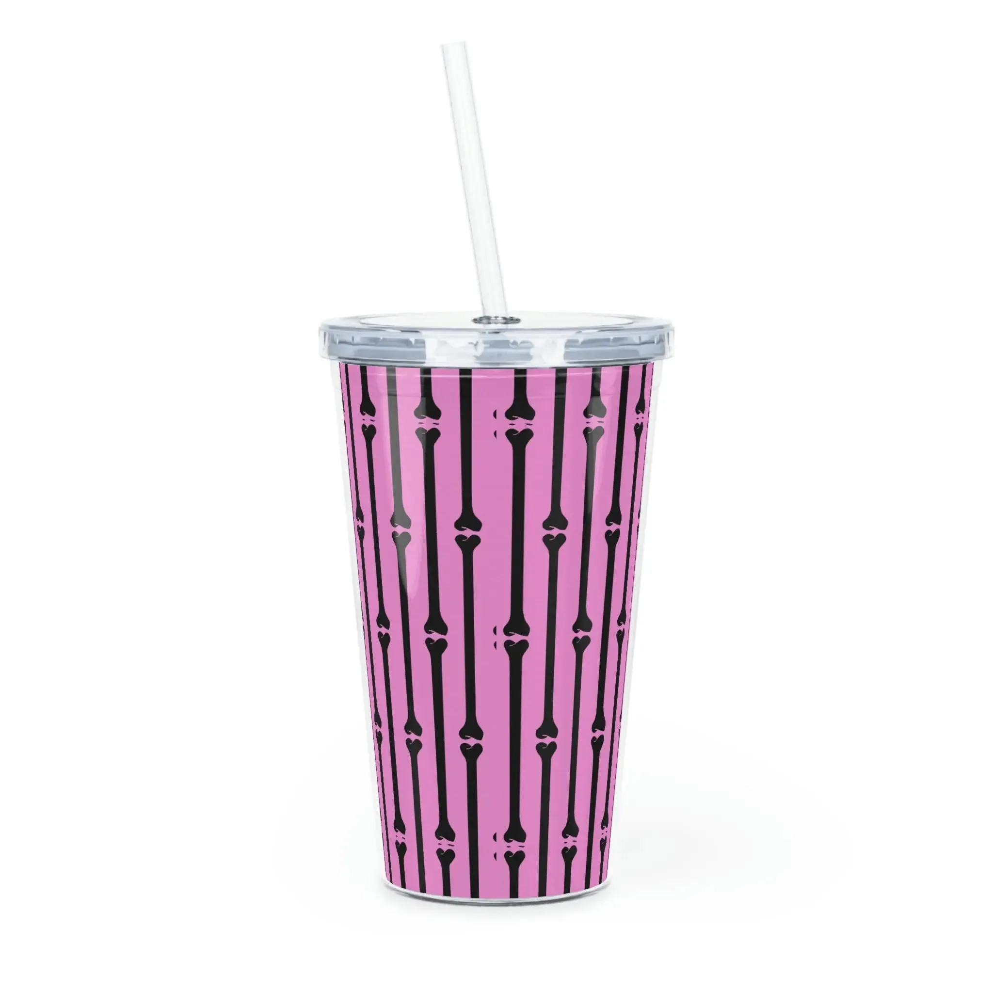 Pastel Goth Stitch Bear Tumbler