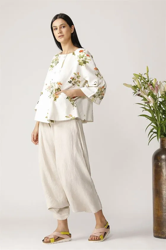 Payal Pratap   -   Alata Overlap Jacket  Morning Glory