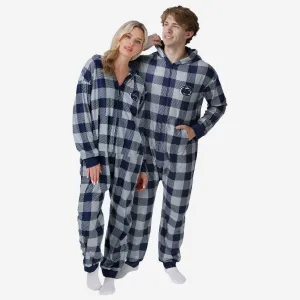Penn State Nittany Lions Plaid One Piece Pajamas