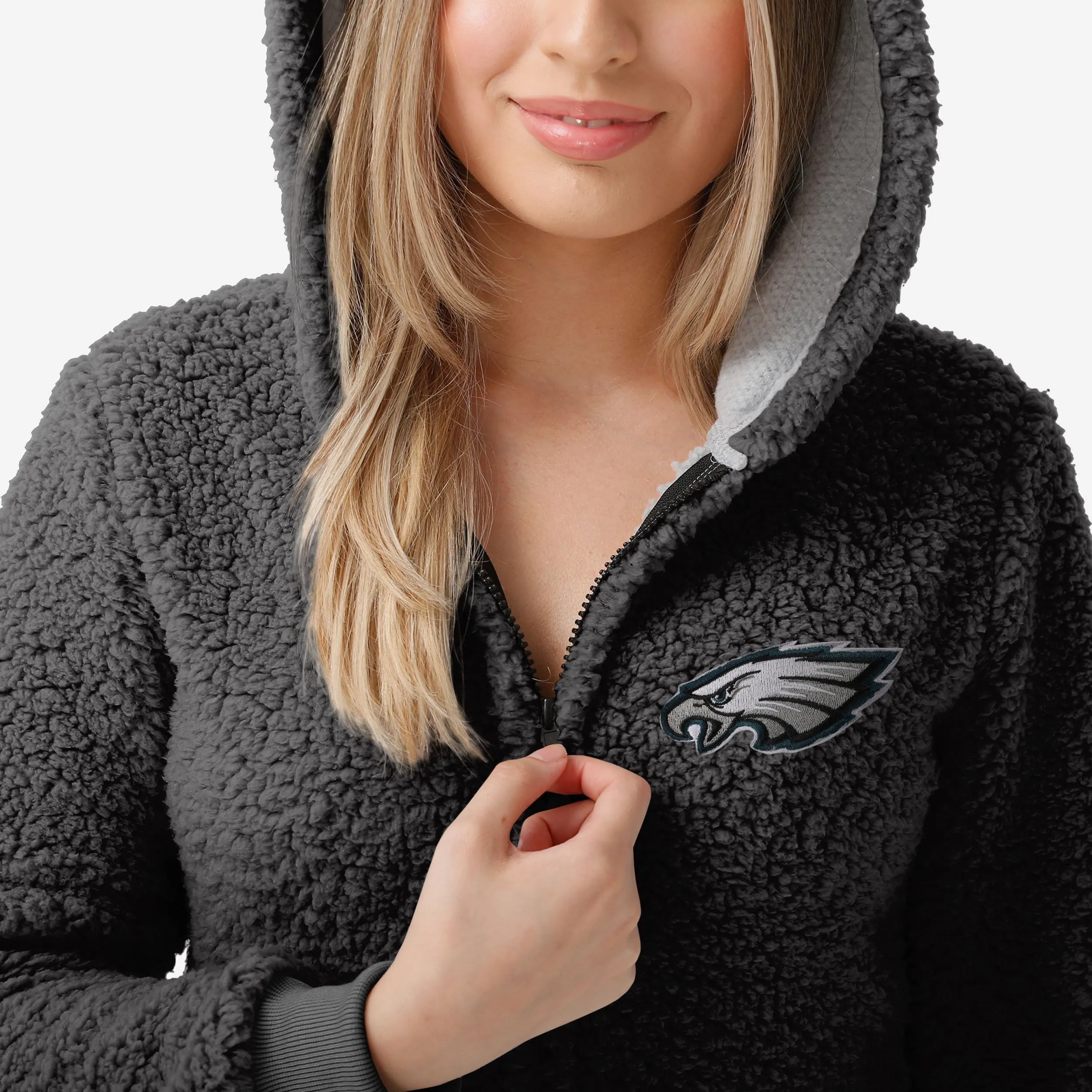 Philadelphia Eagles Womens Sherpa One Piece Pajamas