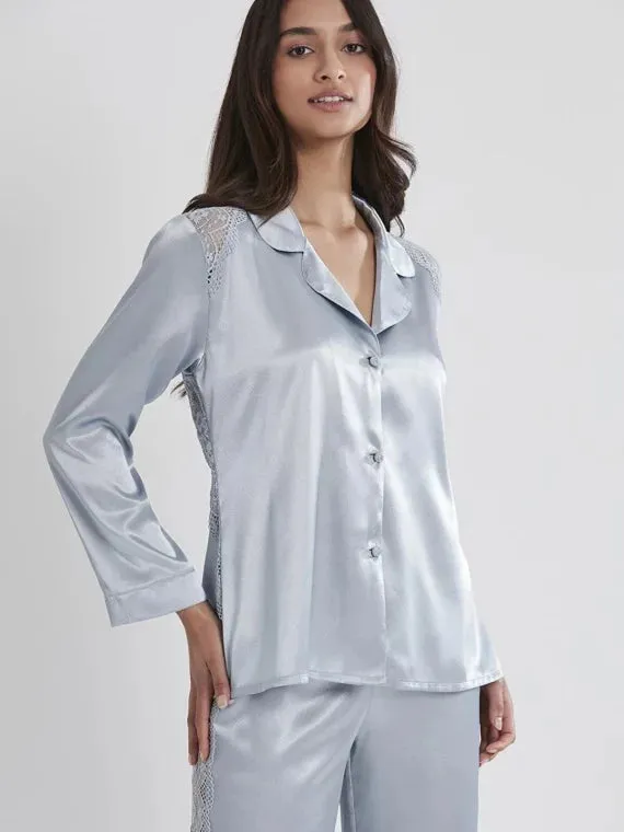 Pierre Cardin Women’s Satin Lace Pajamas Set