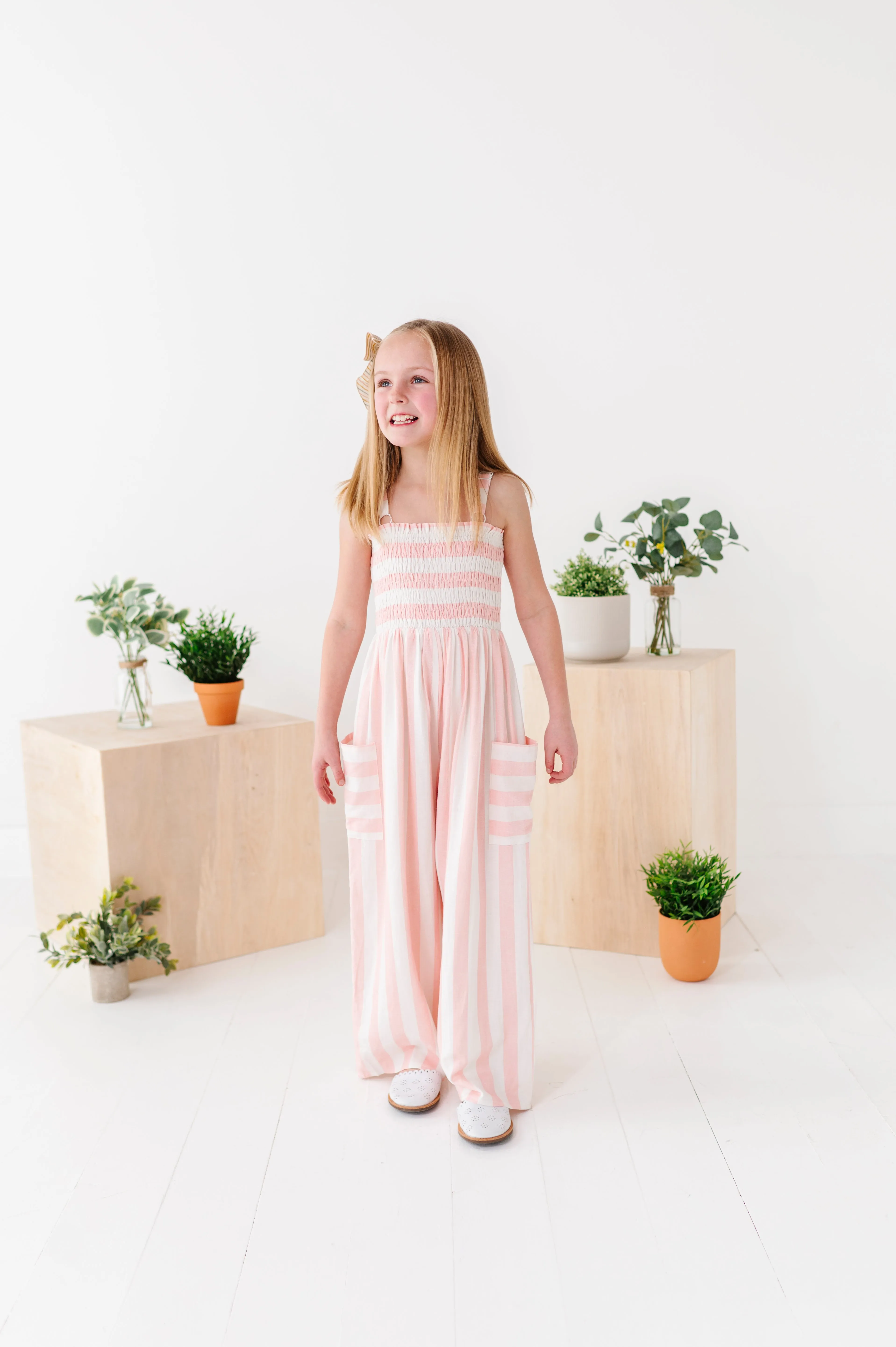 Pink Costal | Stripe Romper