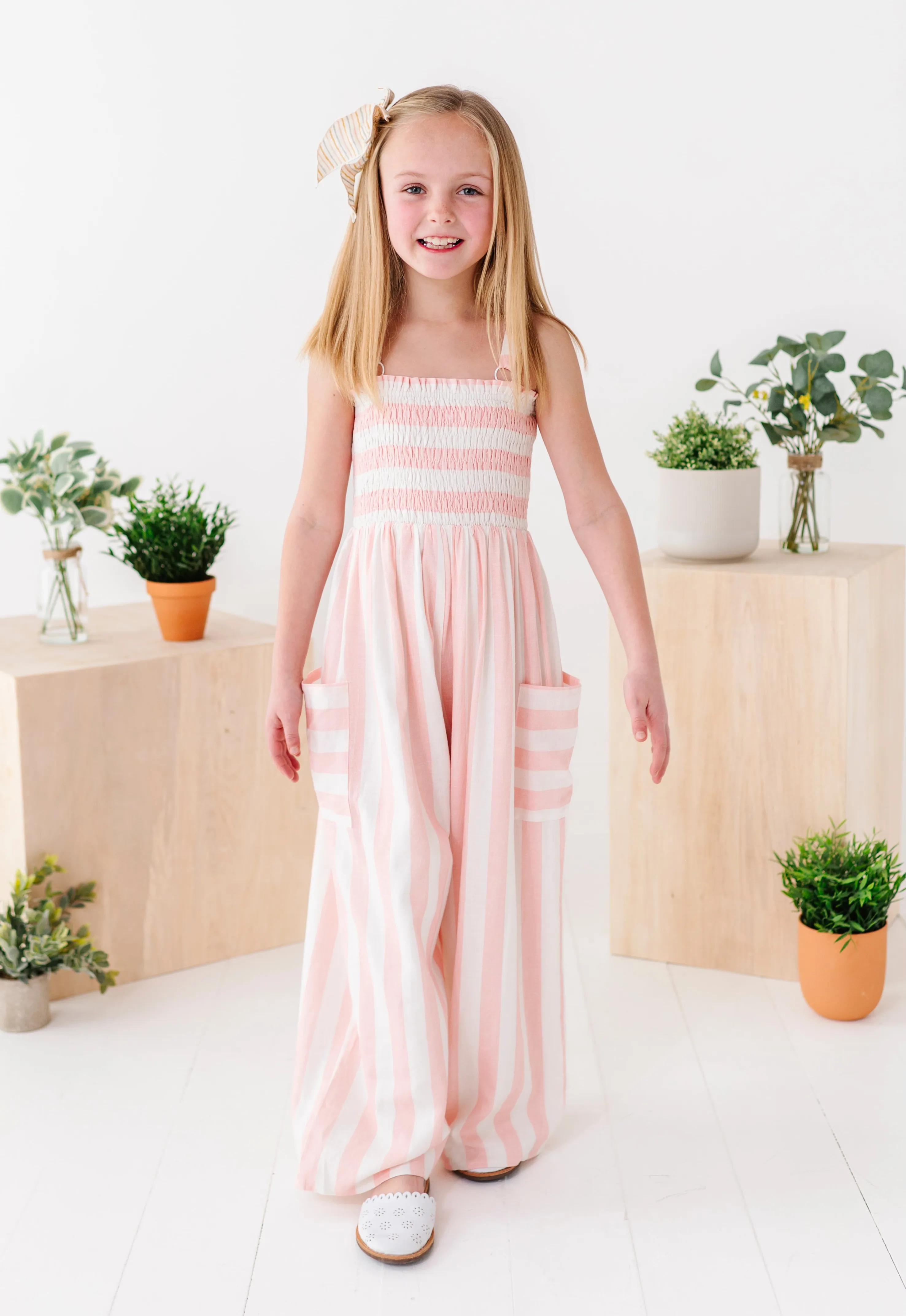 Pink Costal | Stripe Romper