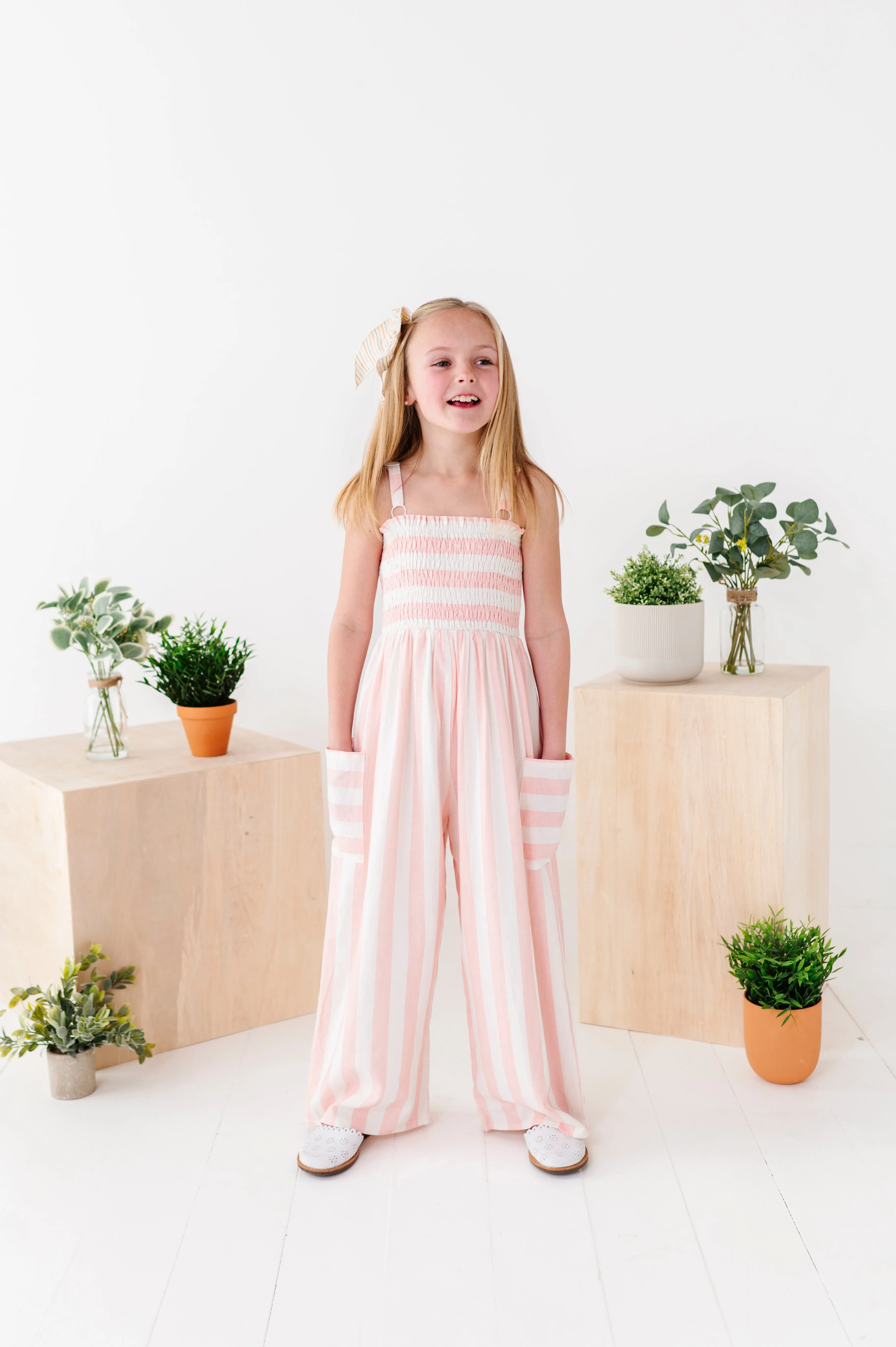 Pink Costal | Stripe Romper