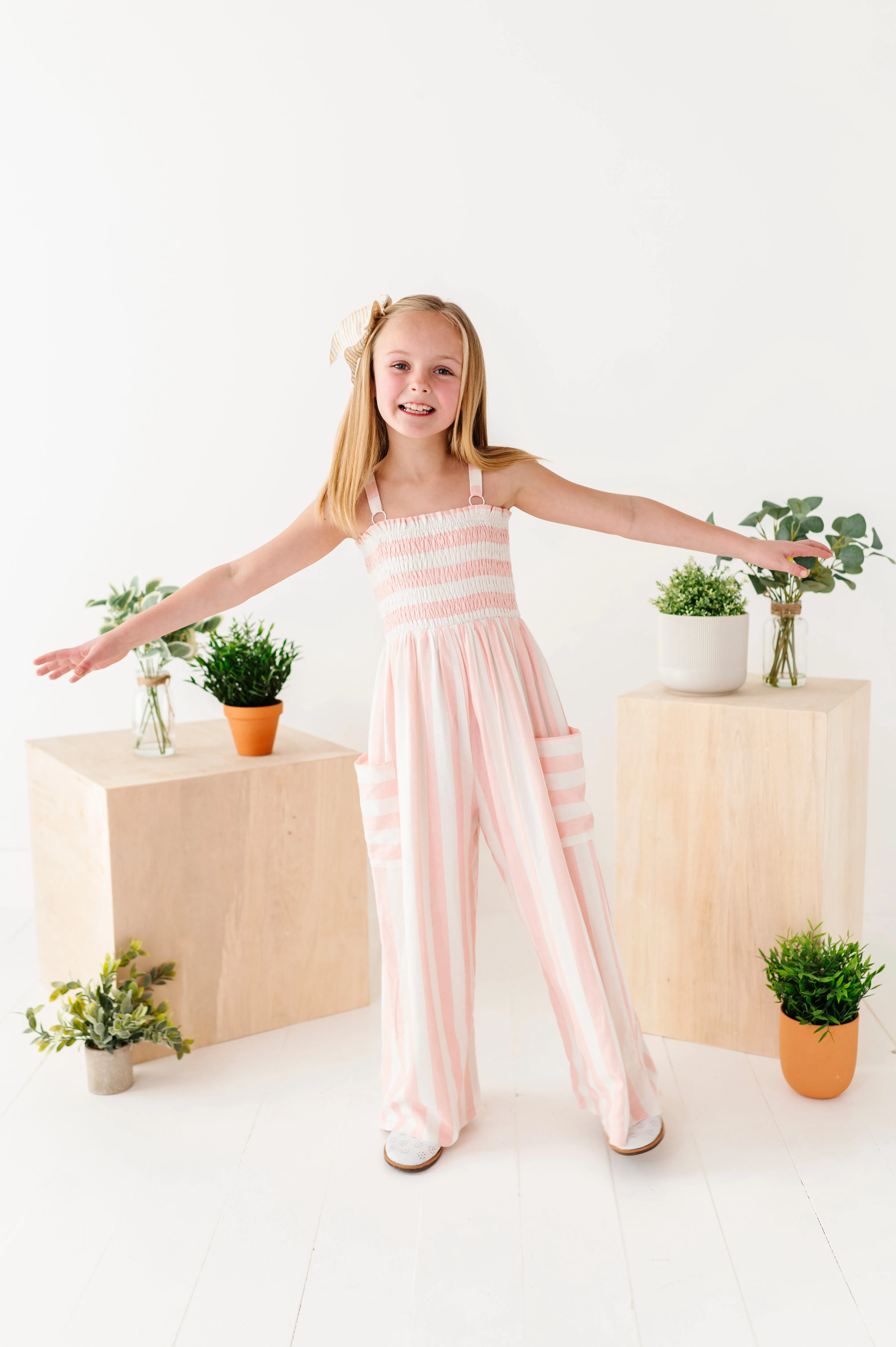 Pink Costal | Stripe Romper