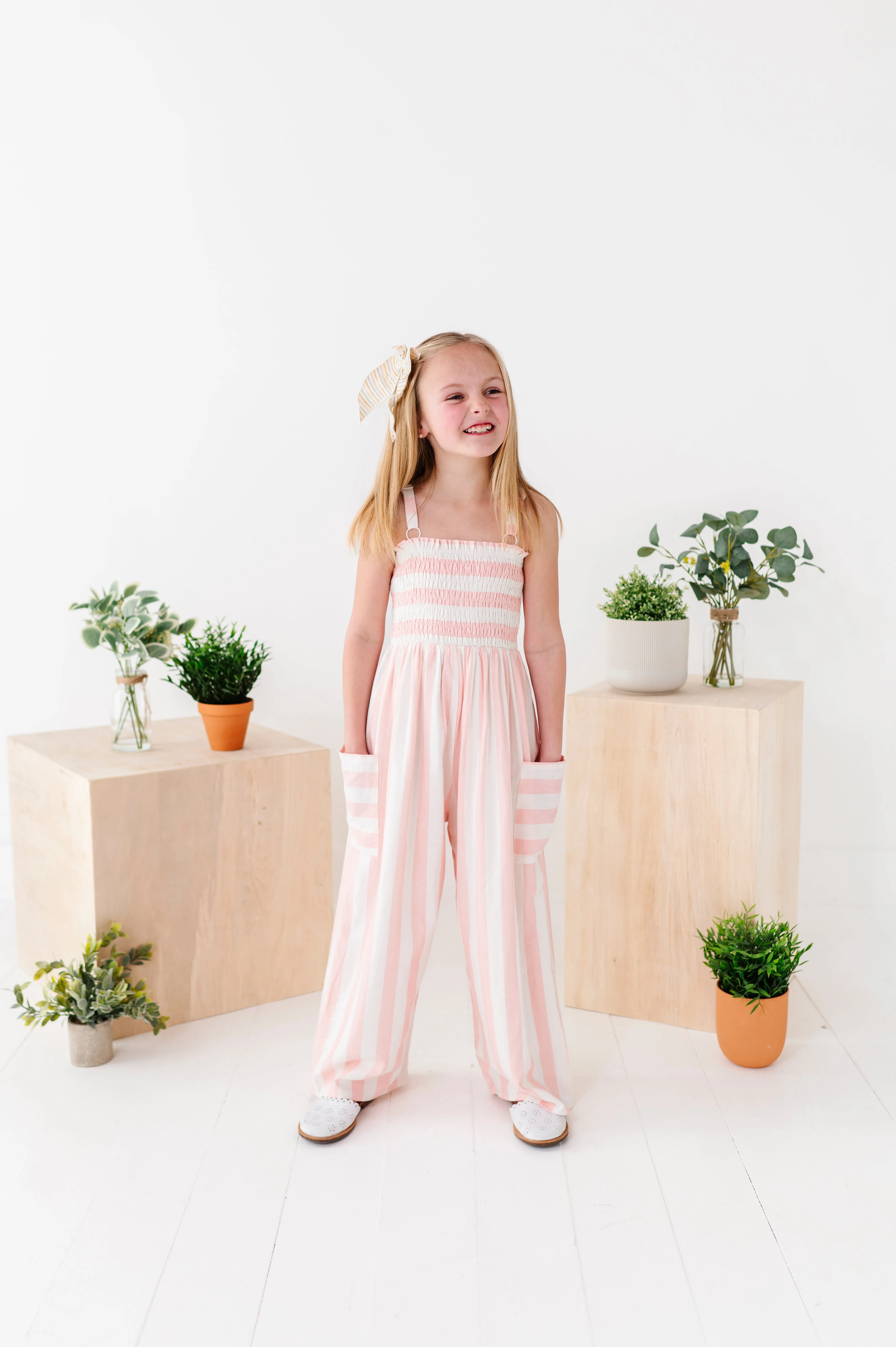 Pink Costal | Stripe Romper