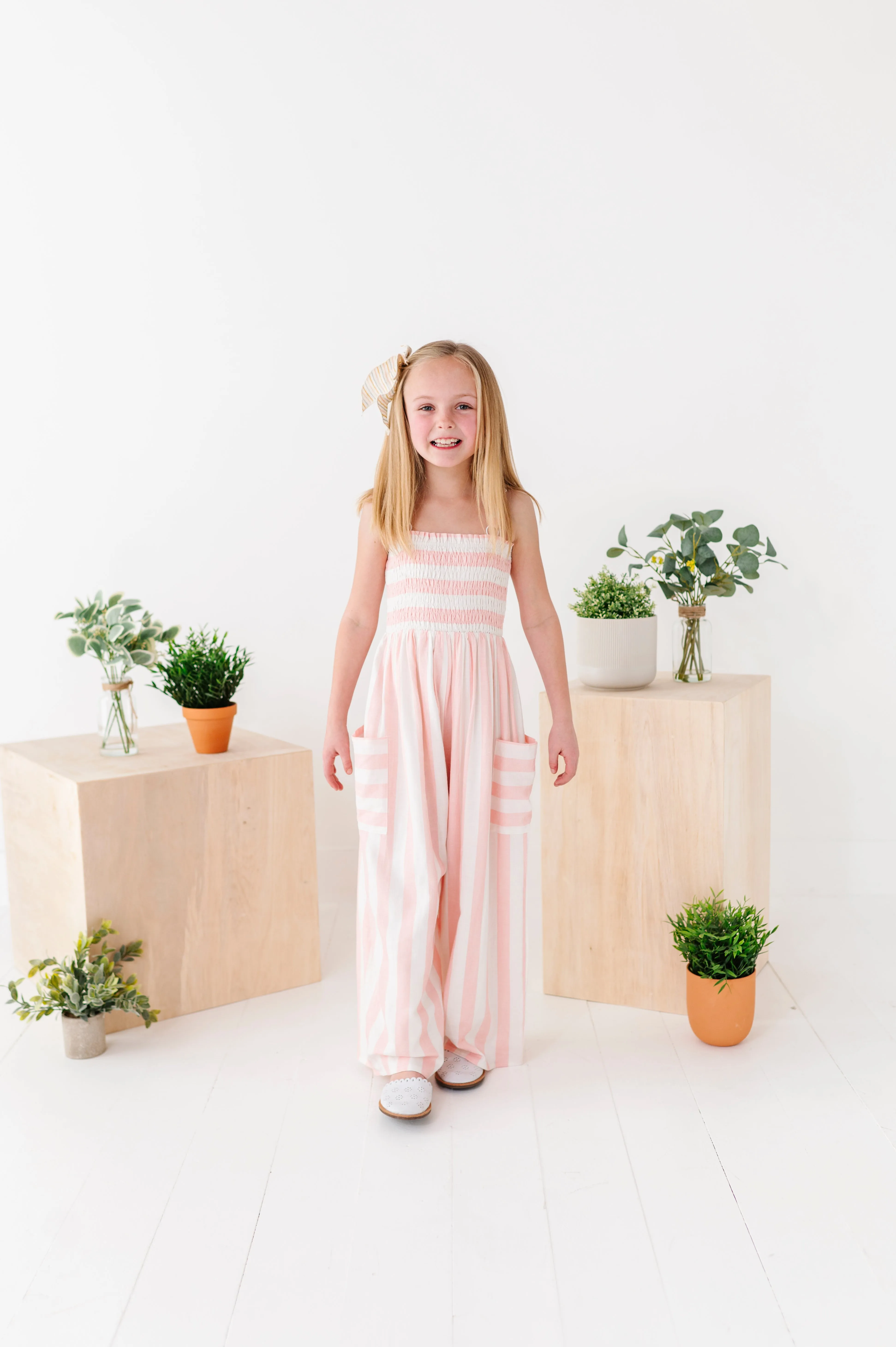 Pink Costal | Stripe Romper