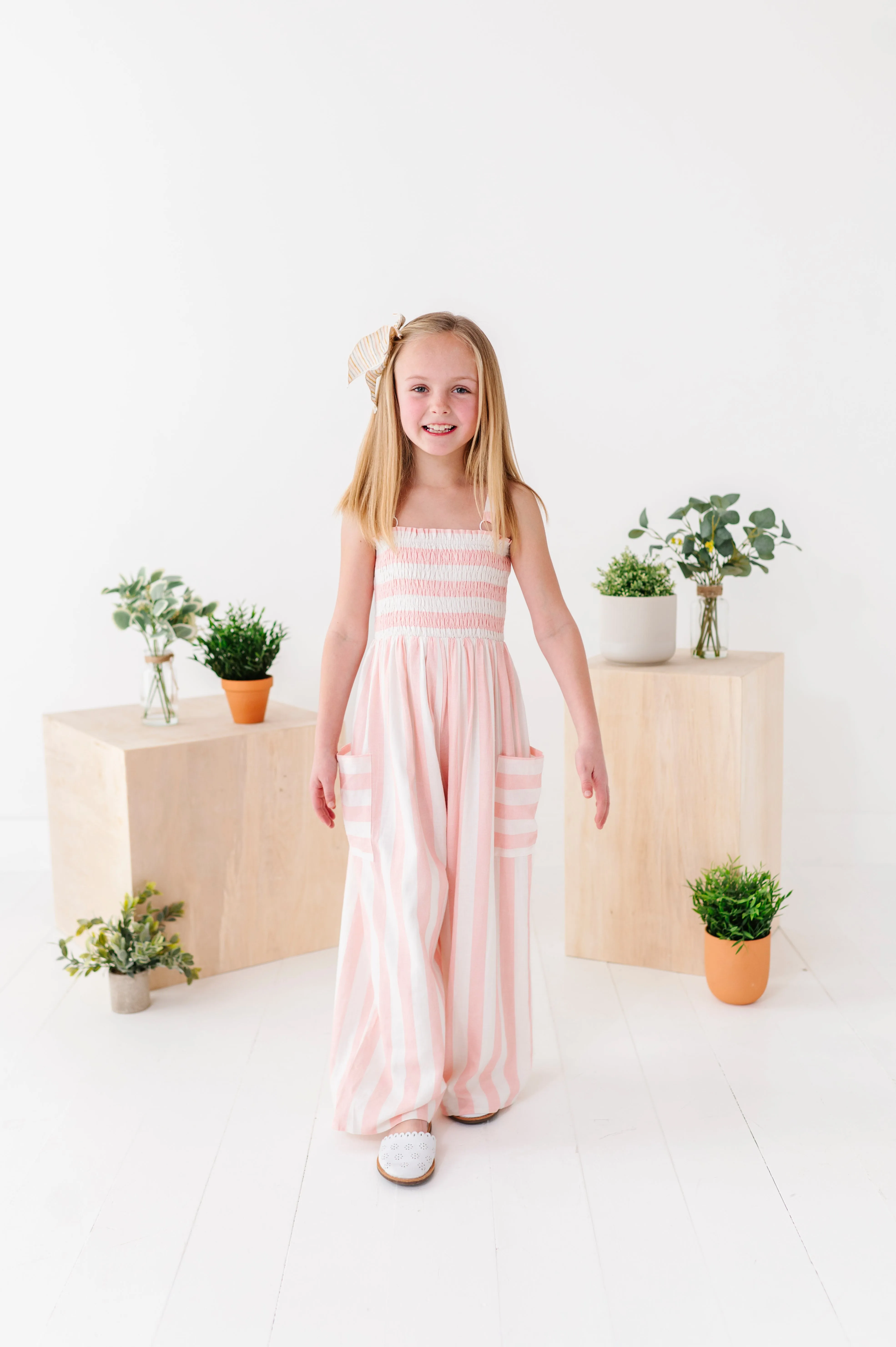 Pink Costal | Stripe Romper