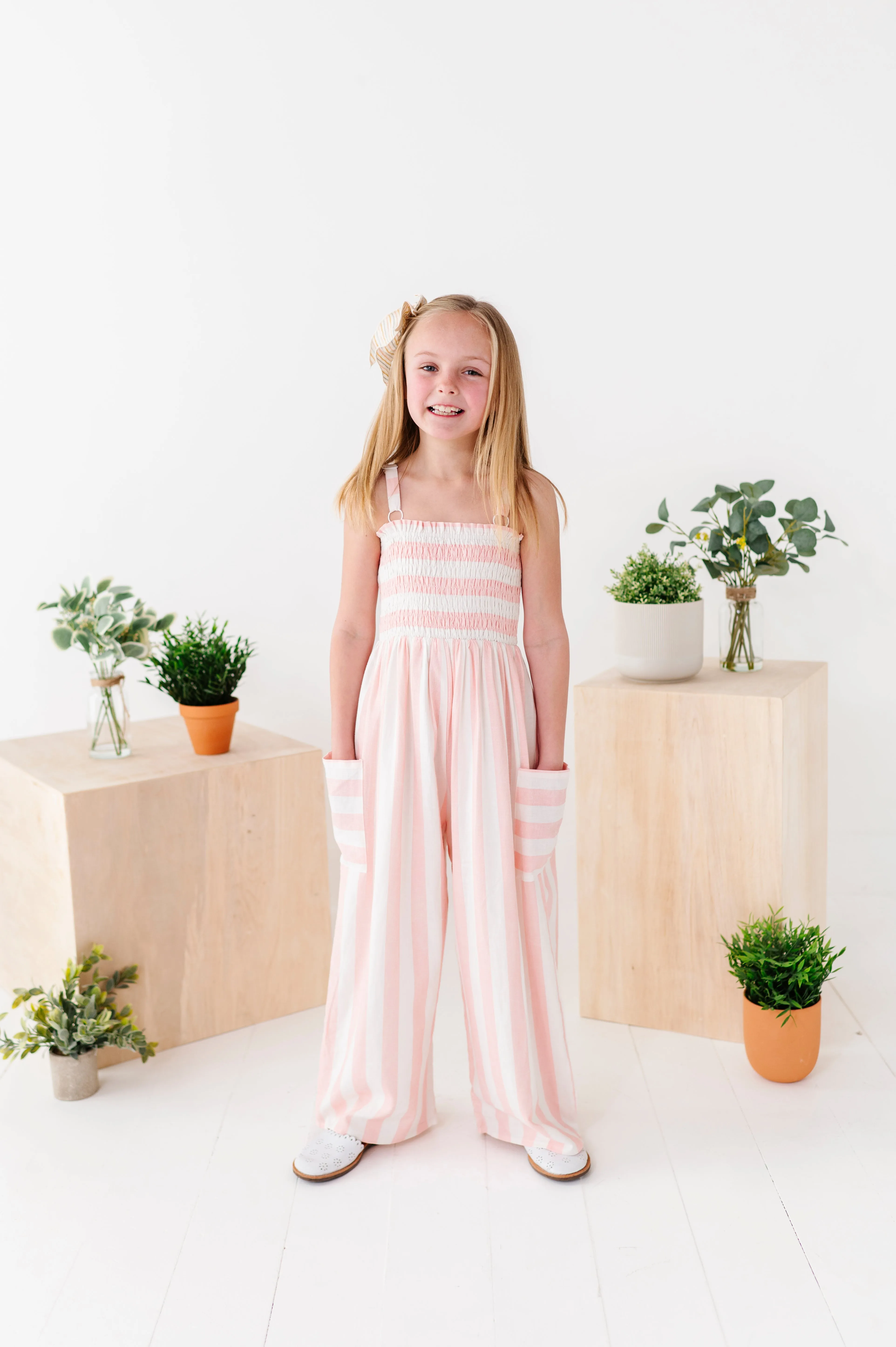 Pink Costal | Stripe Romper