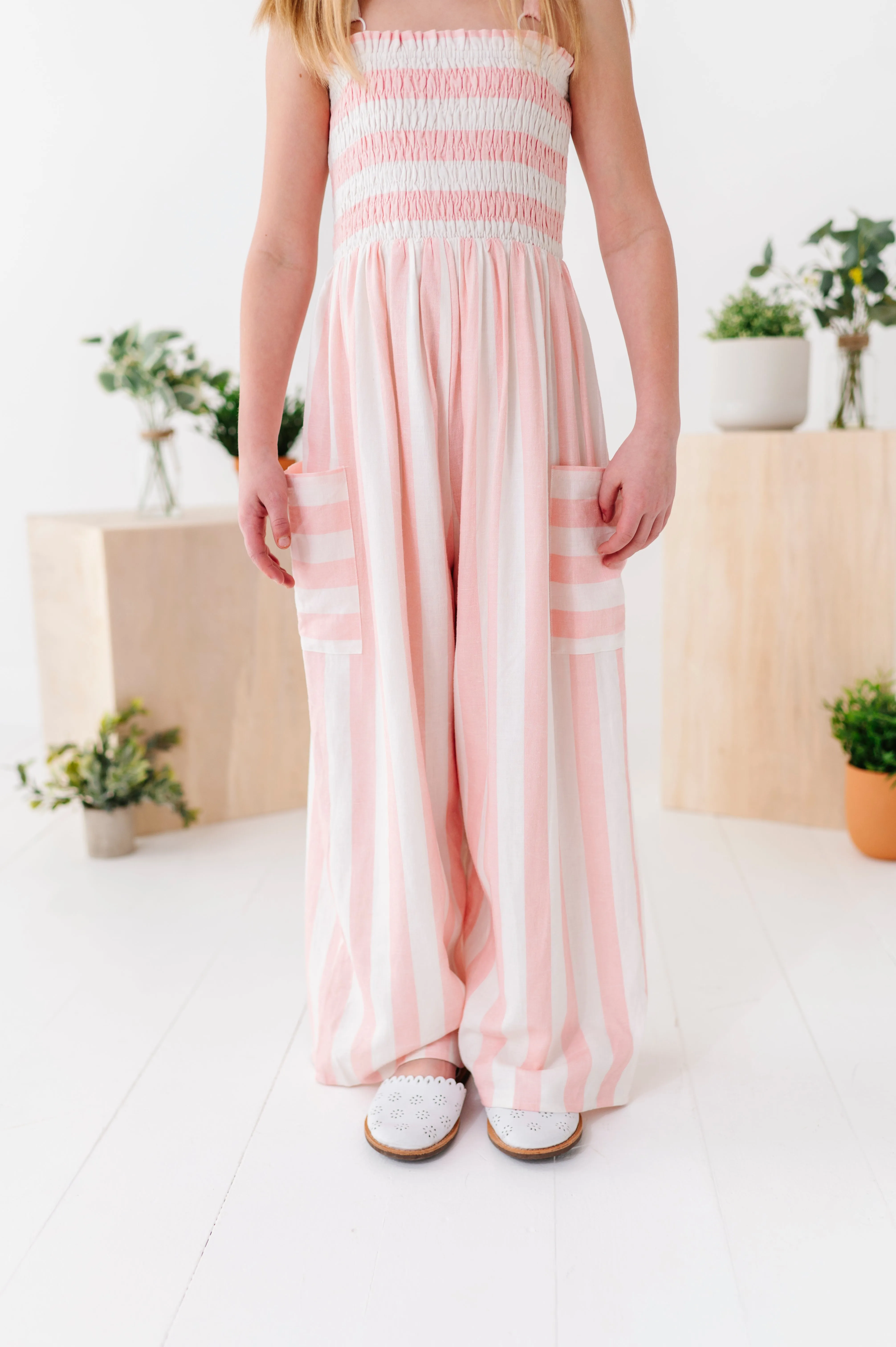 Pink Costal | Stripe Romper