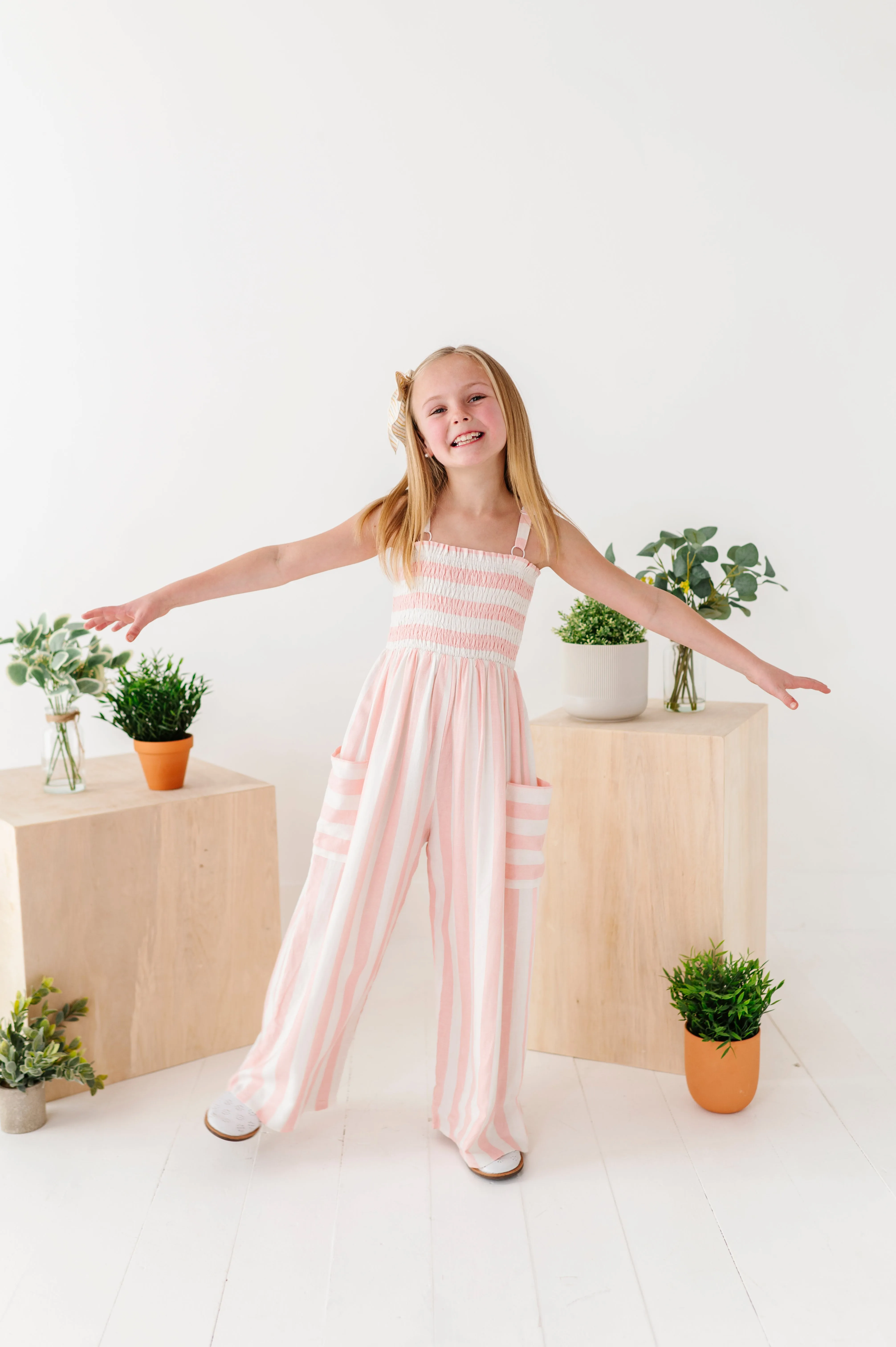 Pink Costal | Stripe Romper