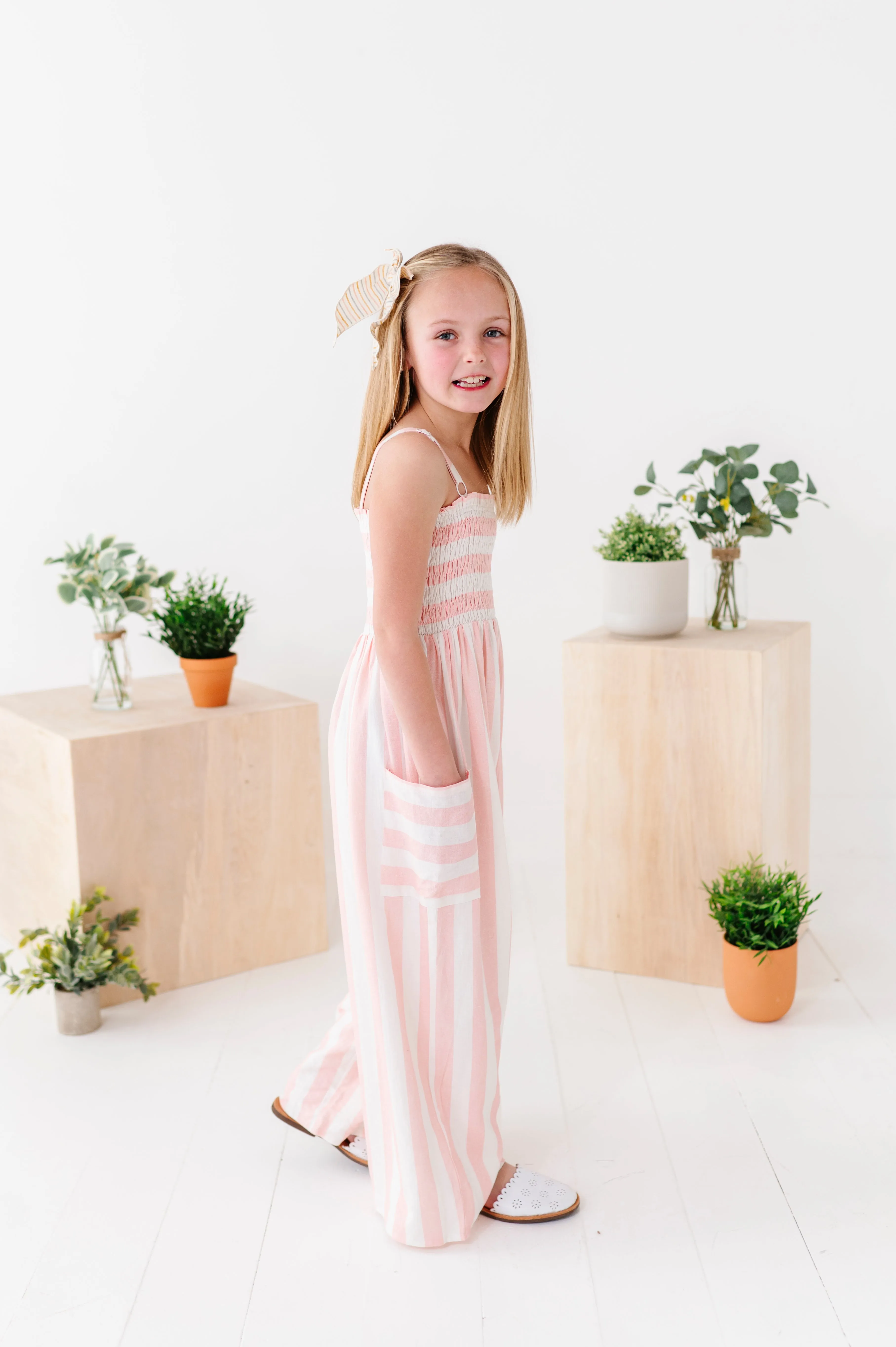 Pink Costal | Stripe Romper