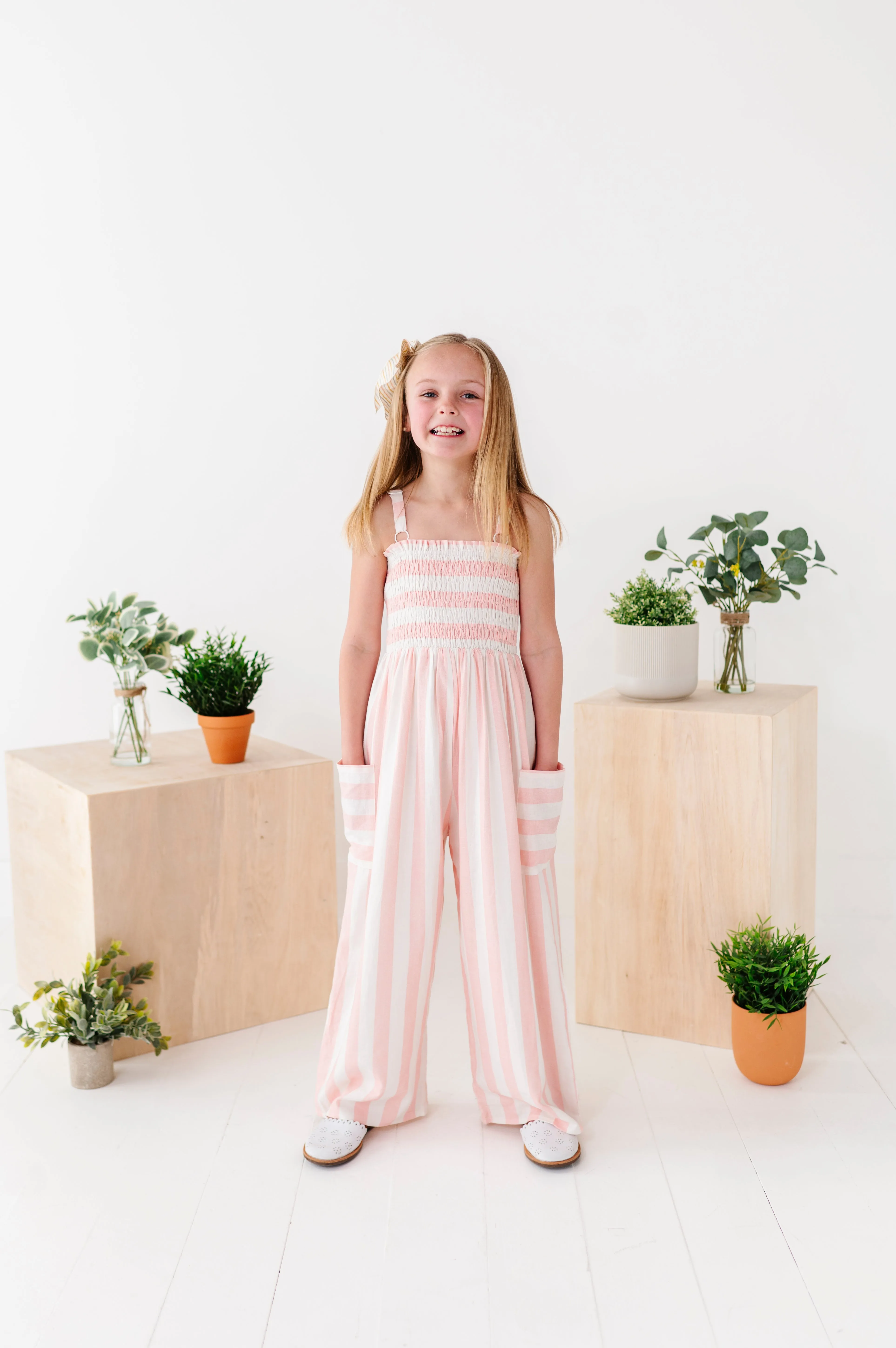 Pink Costal | Stripe Romper