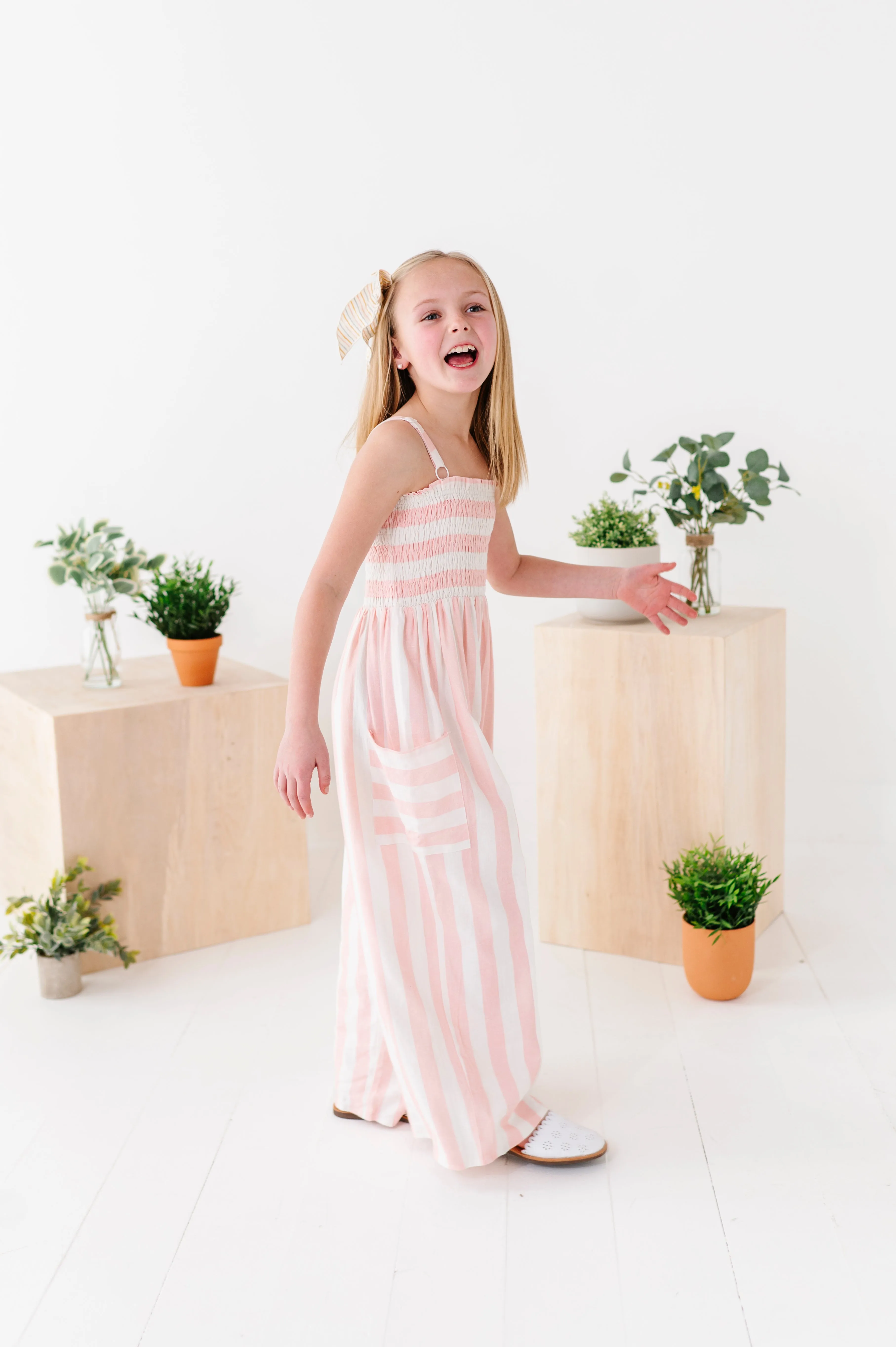 Pink Costal | Stripe Romper