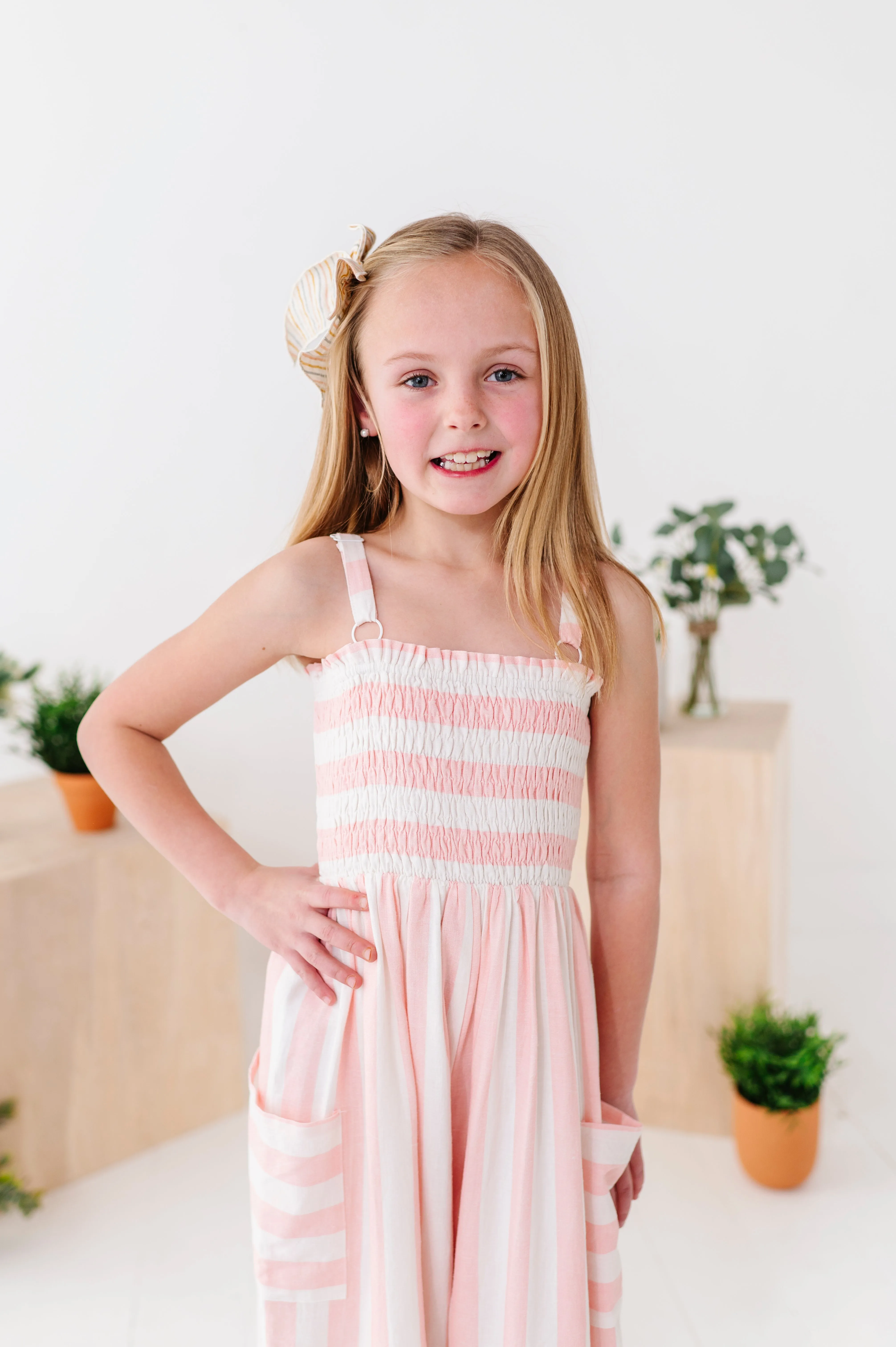 Pink Costal | Stripe Romper