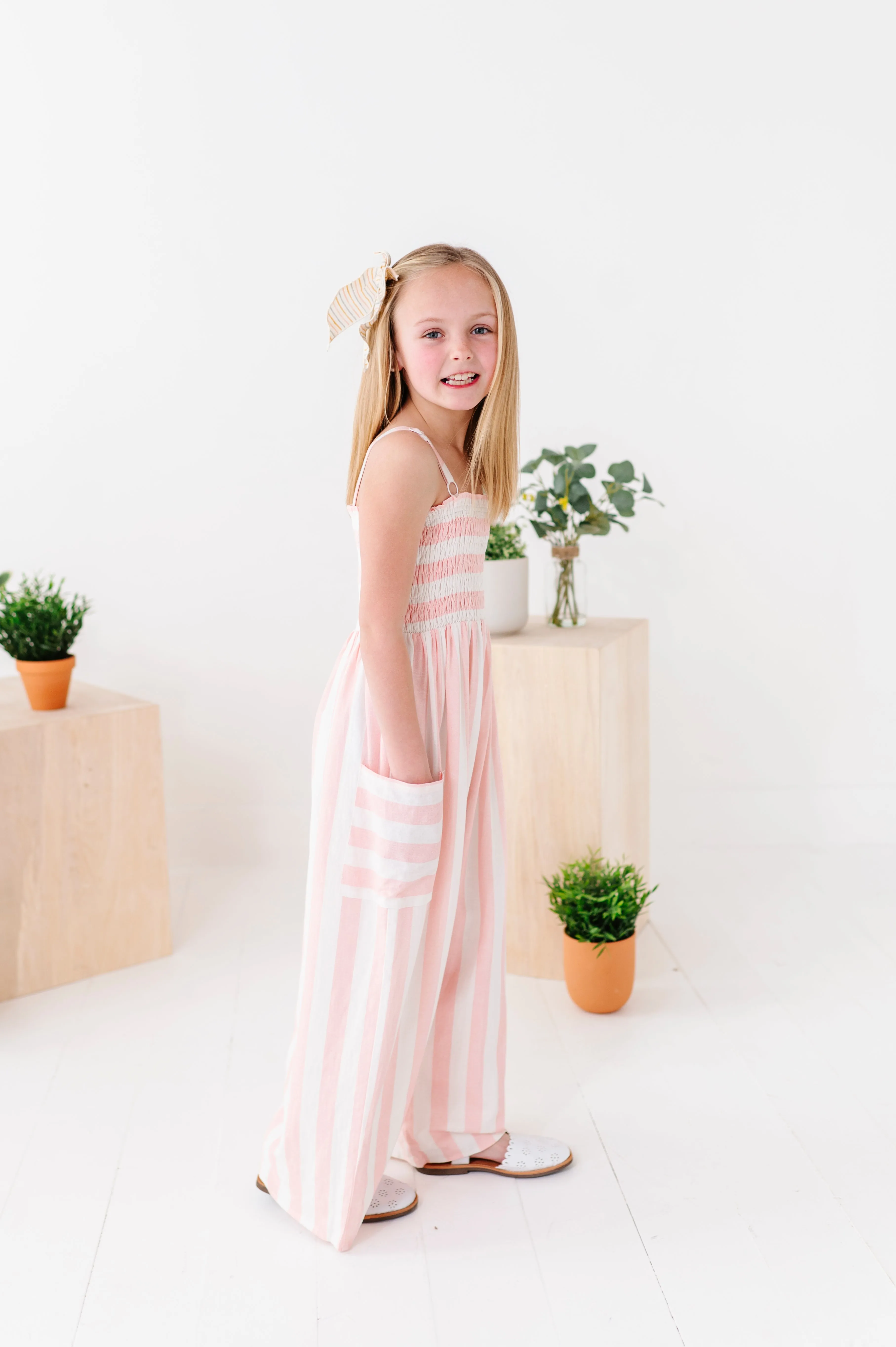 Pink Costal | Stripe Romper