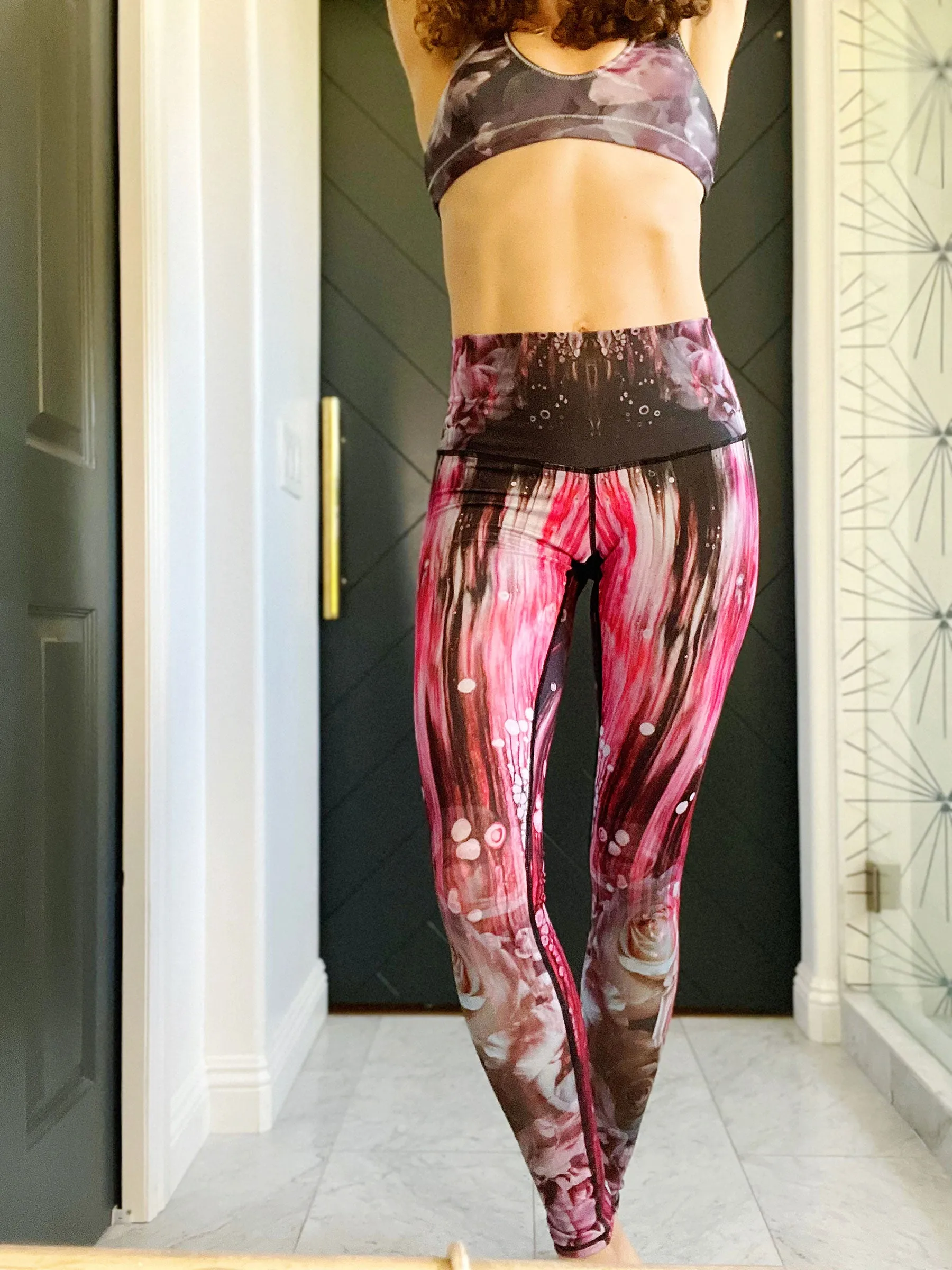 Pink Punk High Waisted Eco Leggings