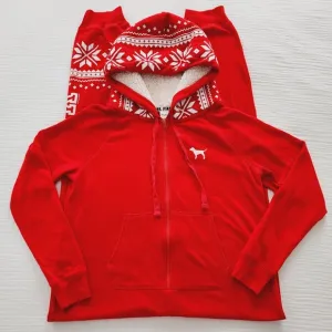 PINK Victoria's Secret Sherpa Onesie Pajamas One Piece