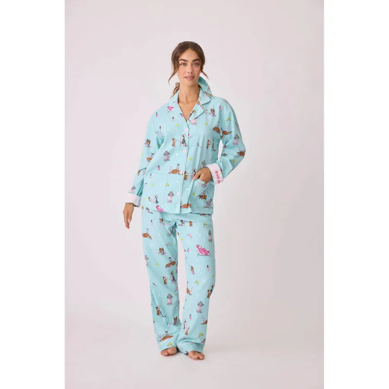PJ Salvage Spaw Day Flannel PJ Set