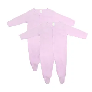 Plain Sleepsuits - 2 Pack