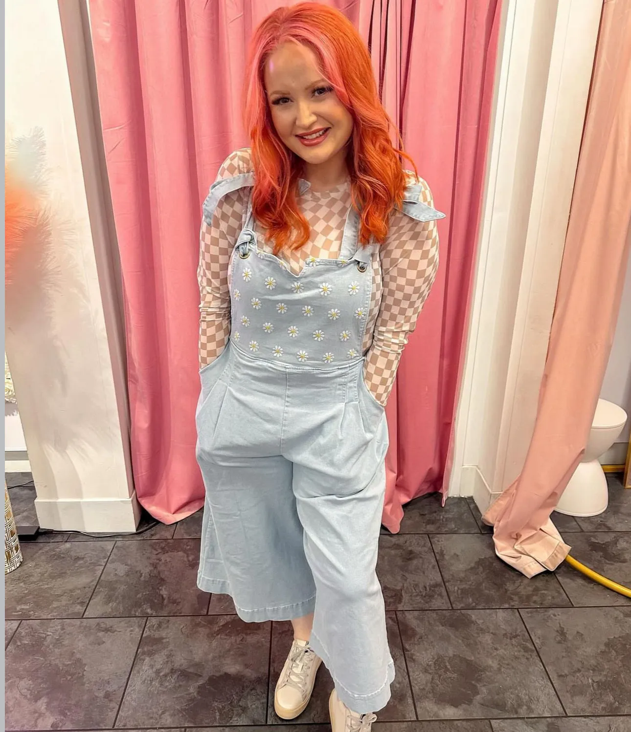 Plus Oops-A-Daisy Overalls