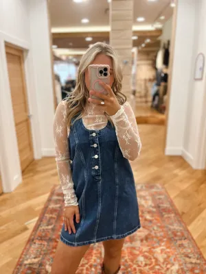 Poppy Denim Overall Dress