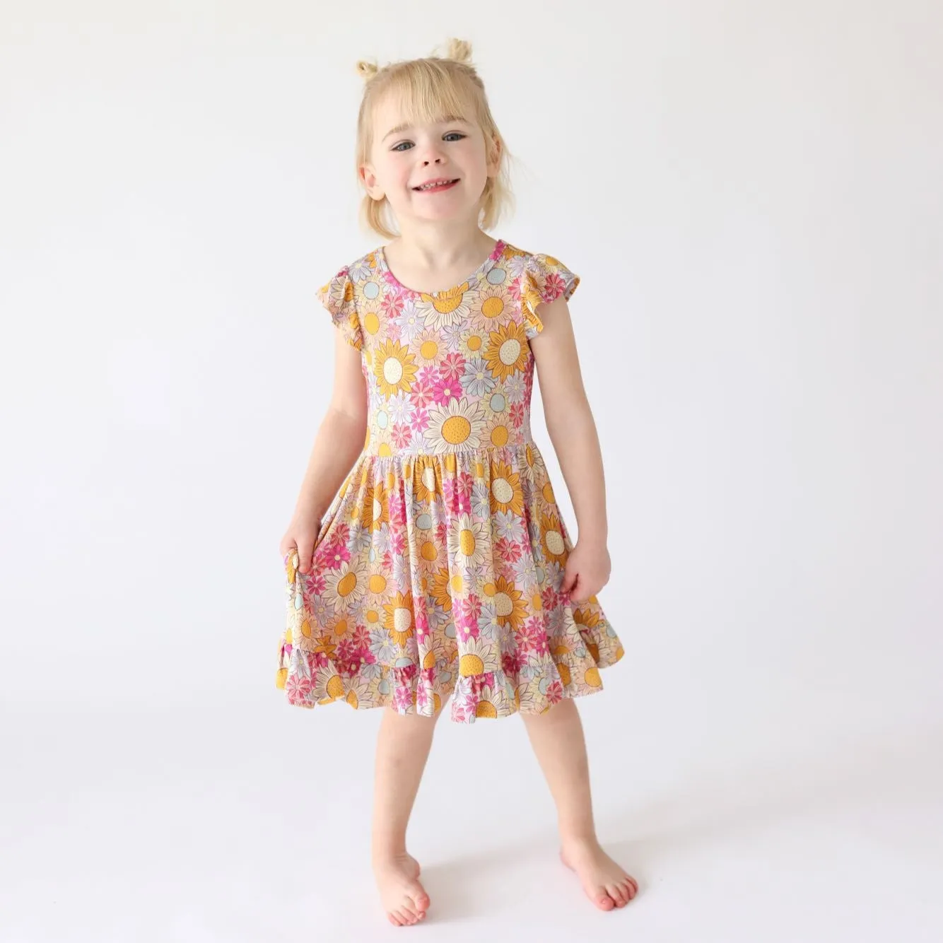 Posh Peanut Rosalinda Ruffled Twirl Dress