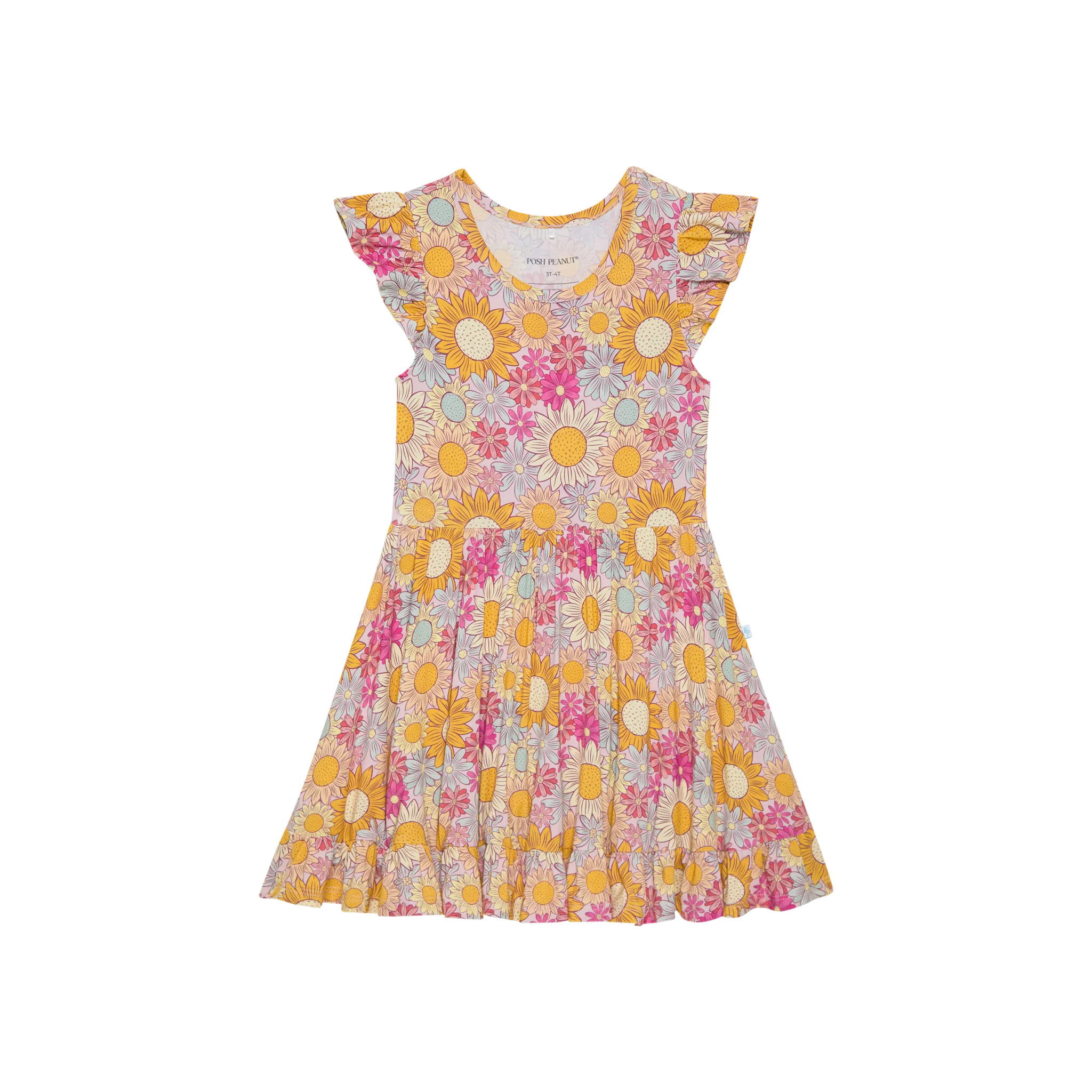 Posh Peanut Rosalinda Ruffled Twirl Dress