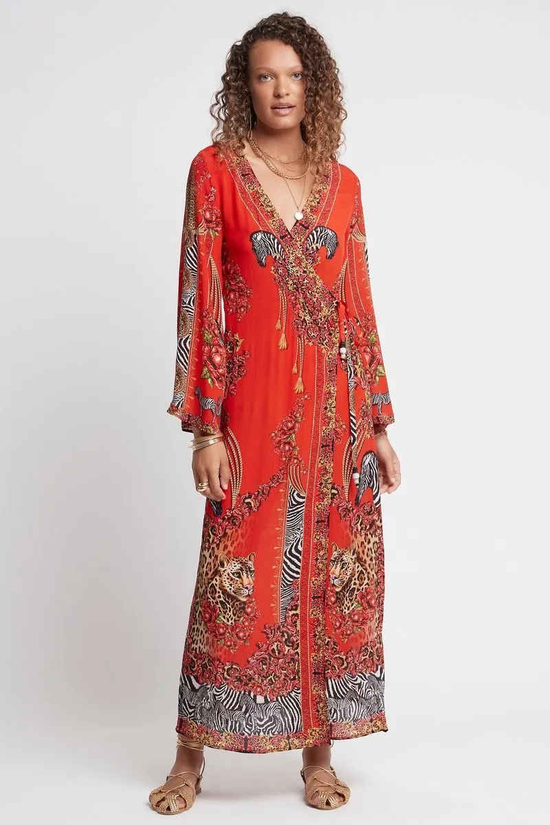 POWER AND PASSION WRAP DRESS
