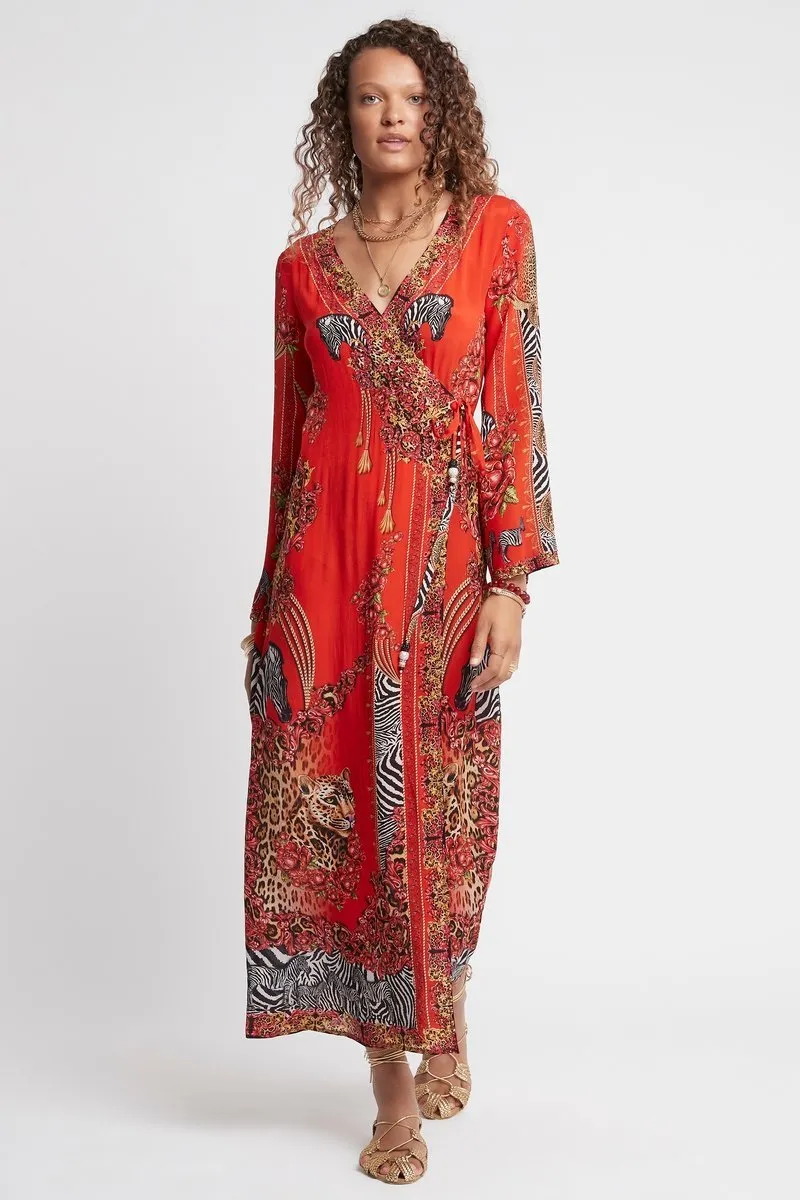 POWER AND PASSION WRAP DRESS