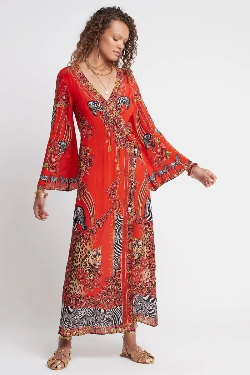 POWER AND PASSION WRAP DRESS