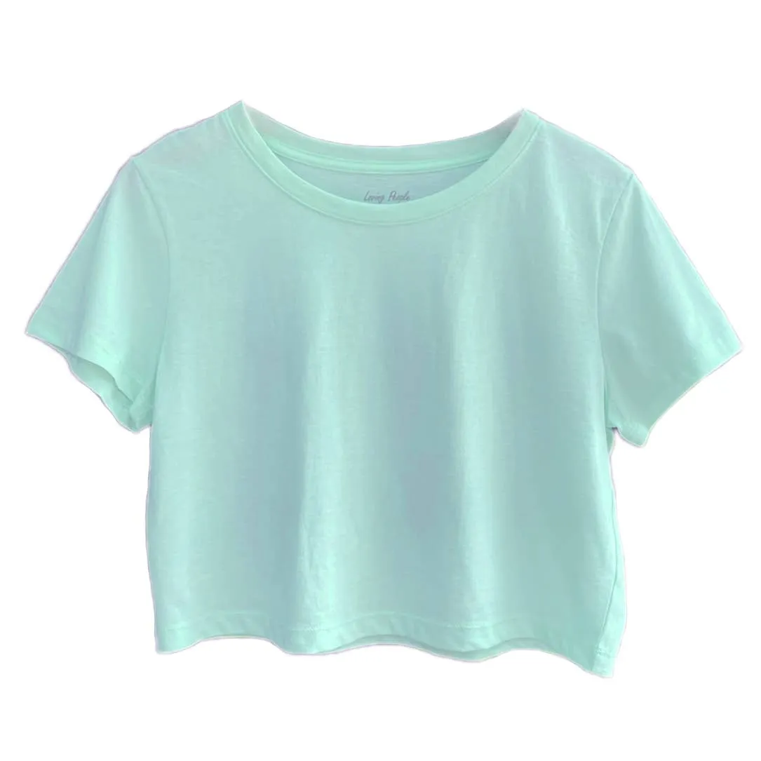 Premium Cotton Cloud Crop Top