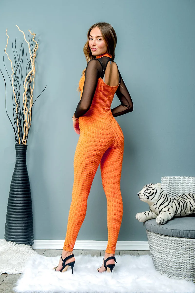 Prety Long Sleeve Jumpsuit (P4067)