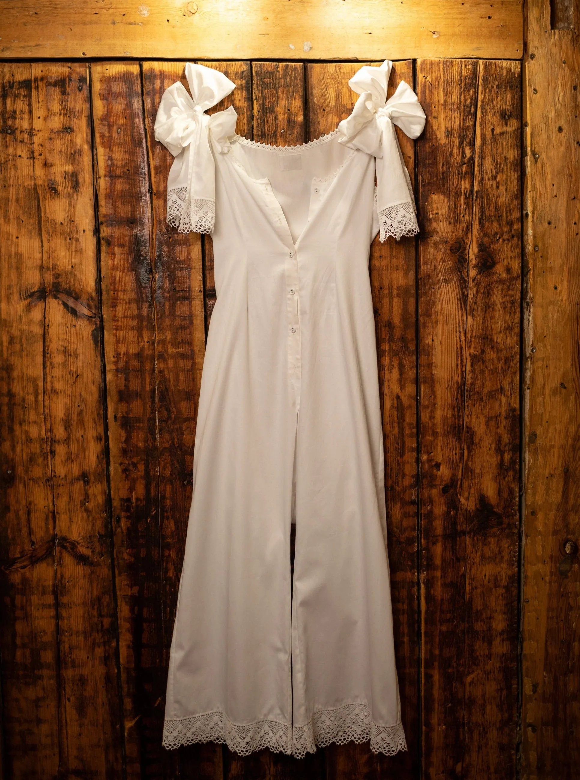 Princess Swann - Jumpsuit in White Cotton