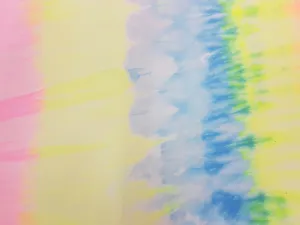 Printed Chiffon Tie Dye Ocean