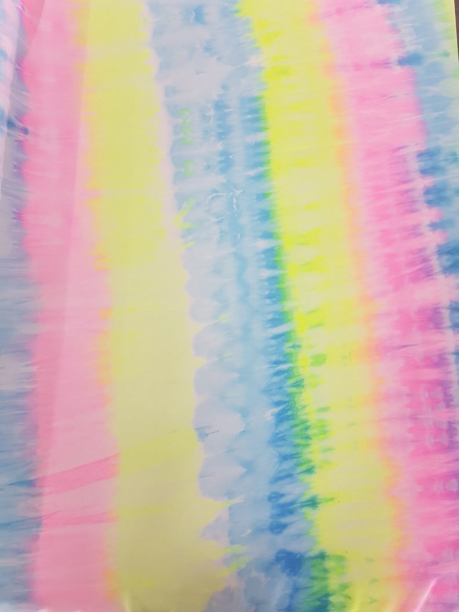 Printed Chiffon Tie Dye Ocean