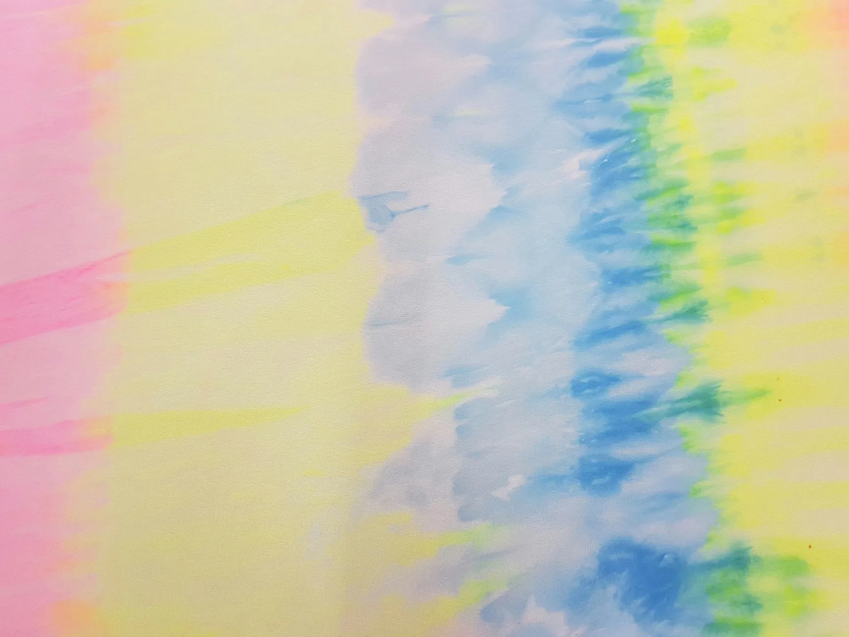Printed Chiffon Tie Dye Ocean