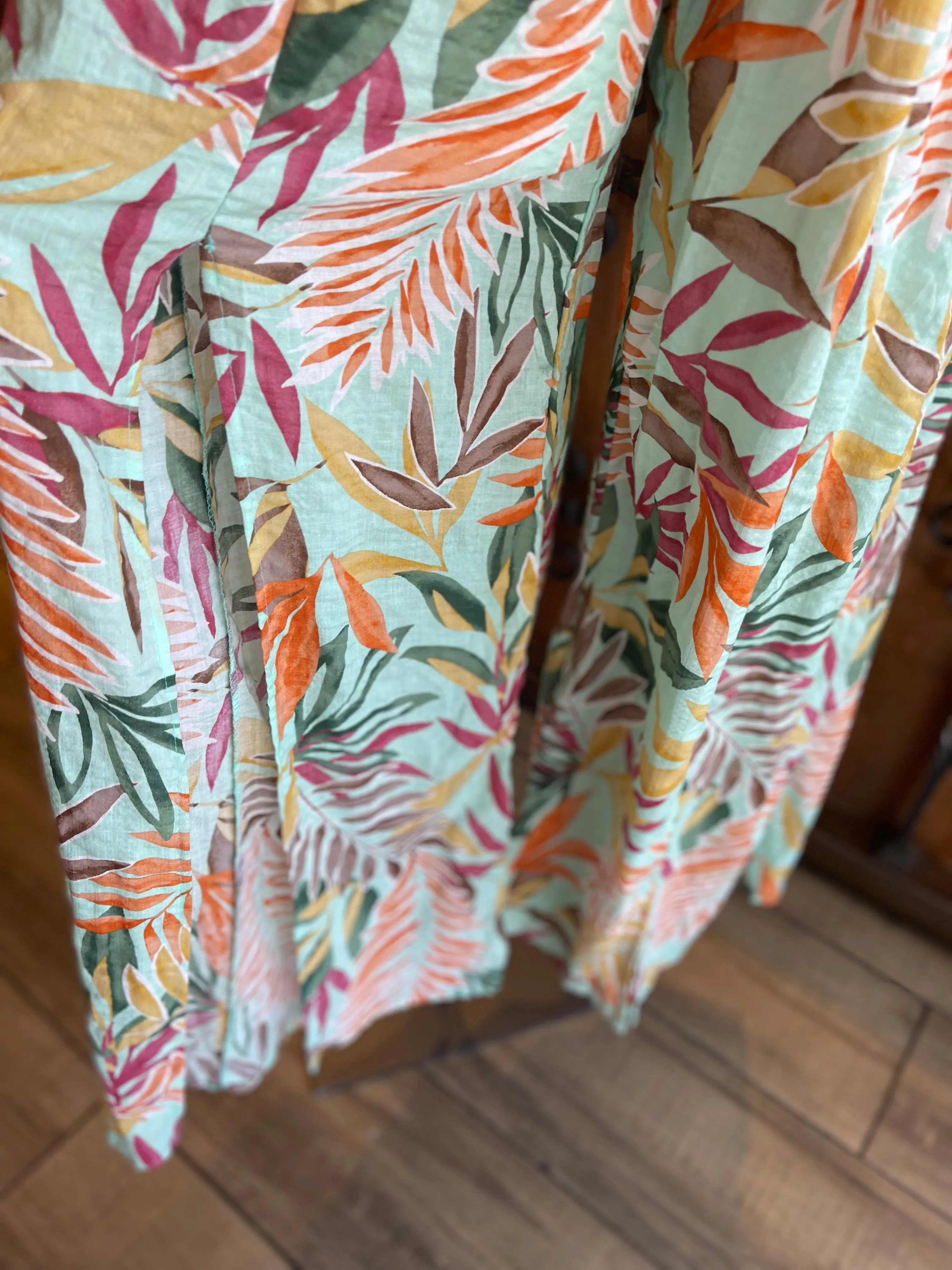 Printed Palazzo W Slits