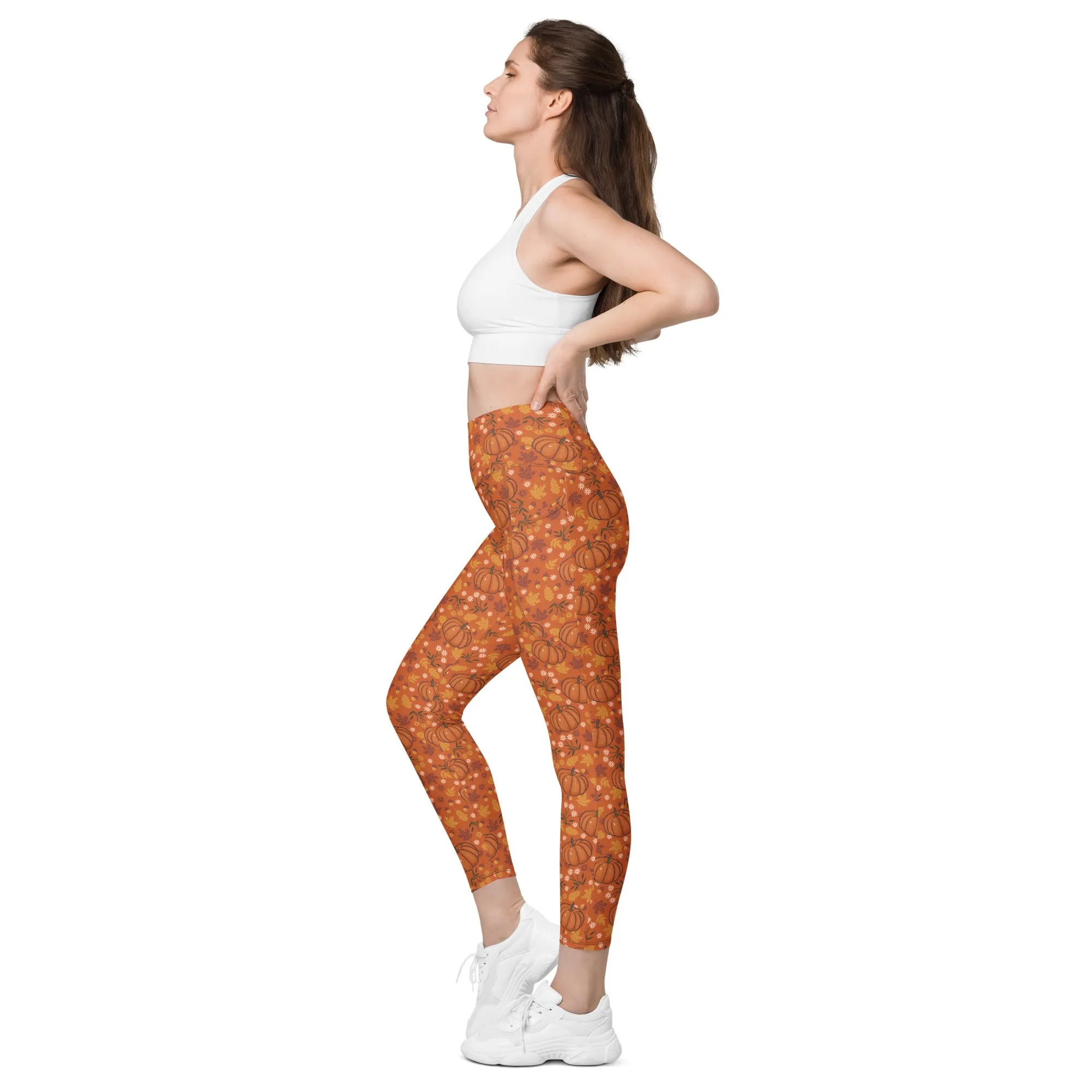 Pumpkin Spice Leggings with pockets