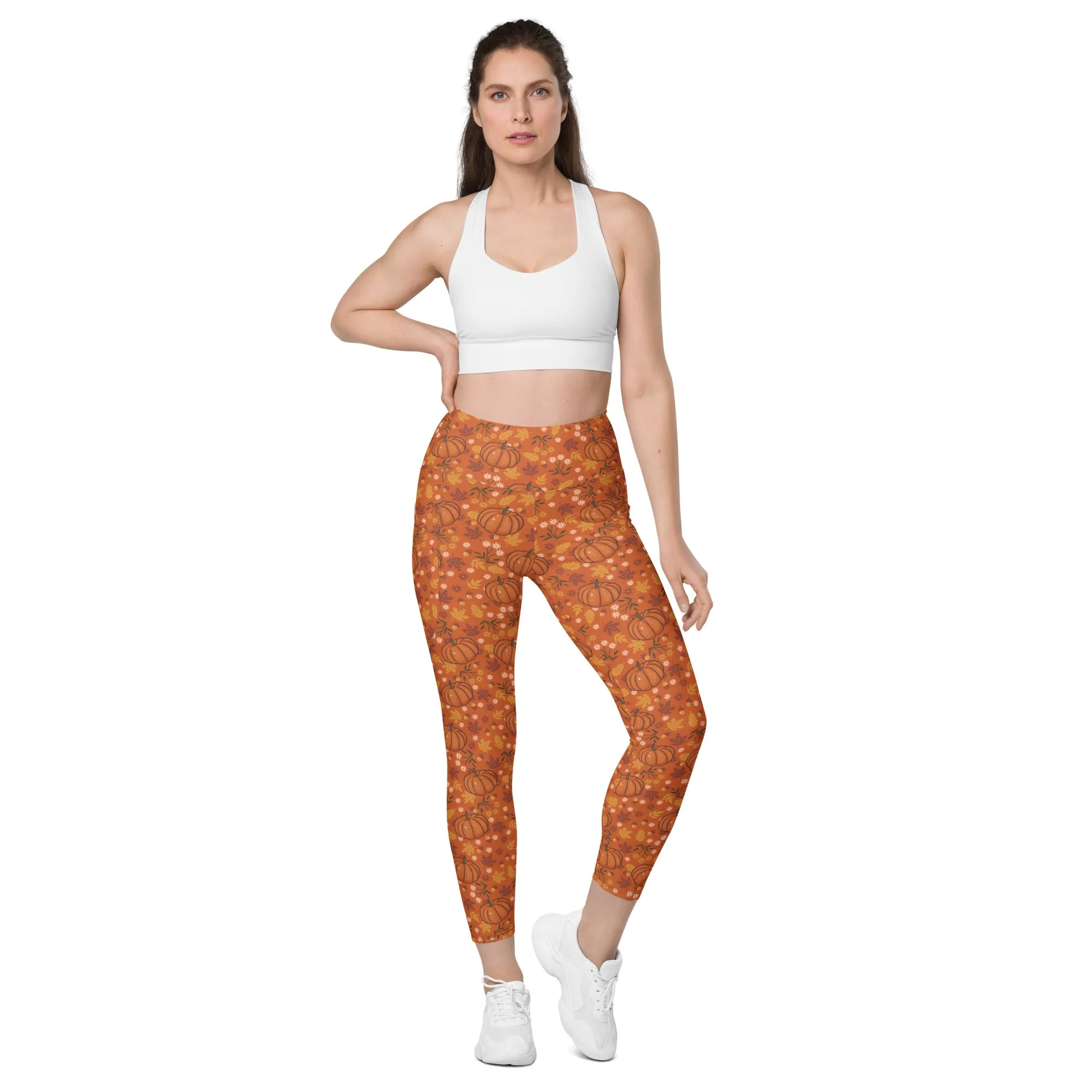 Pumpkin Spice Leggings with pockets