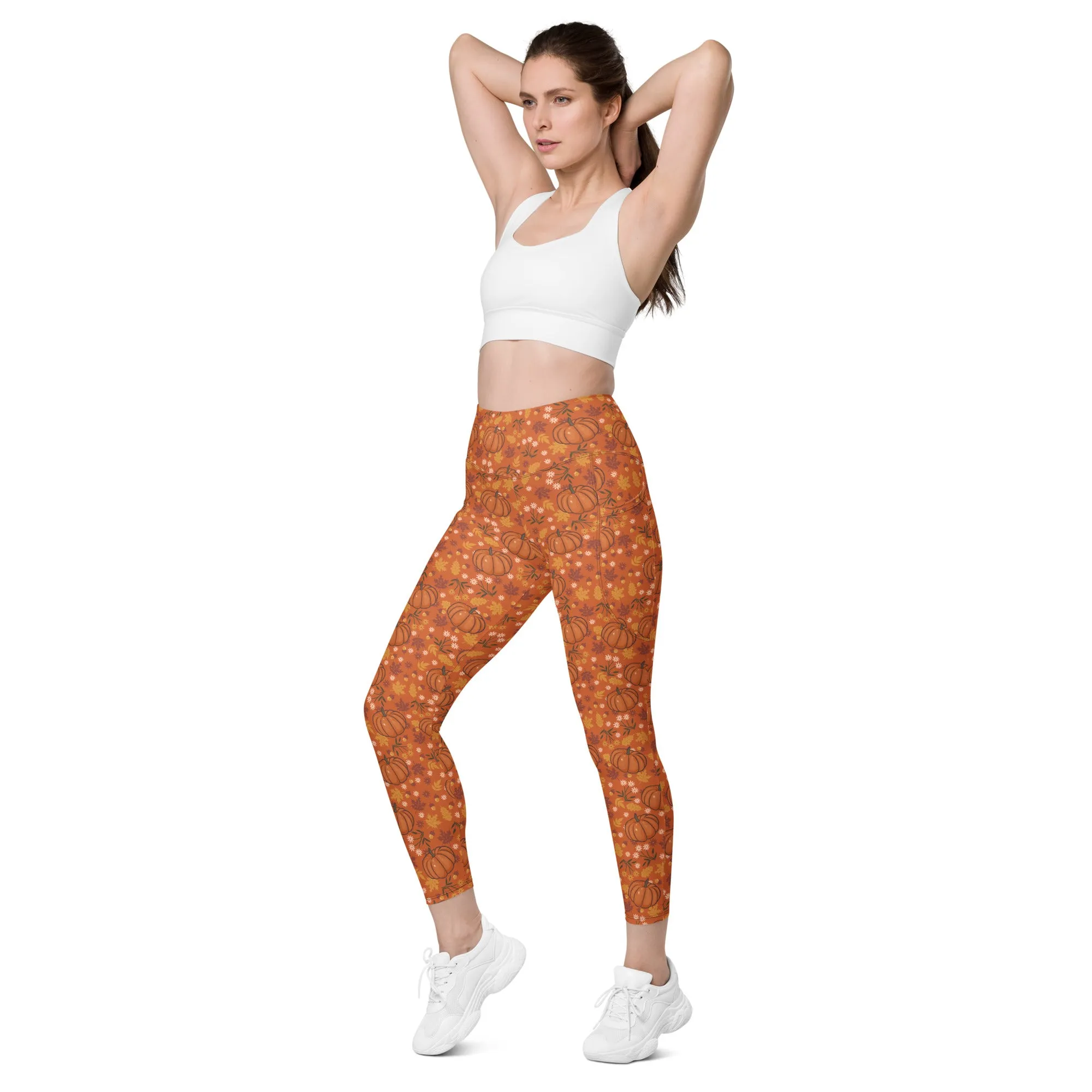 Pumpkin Spice Leggings with pockets