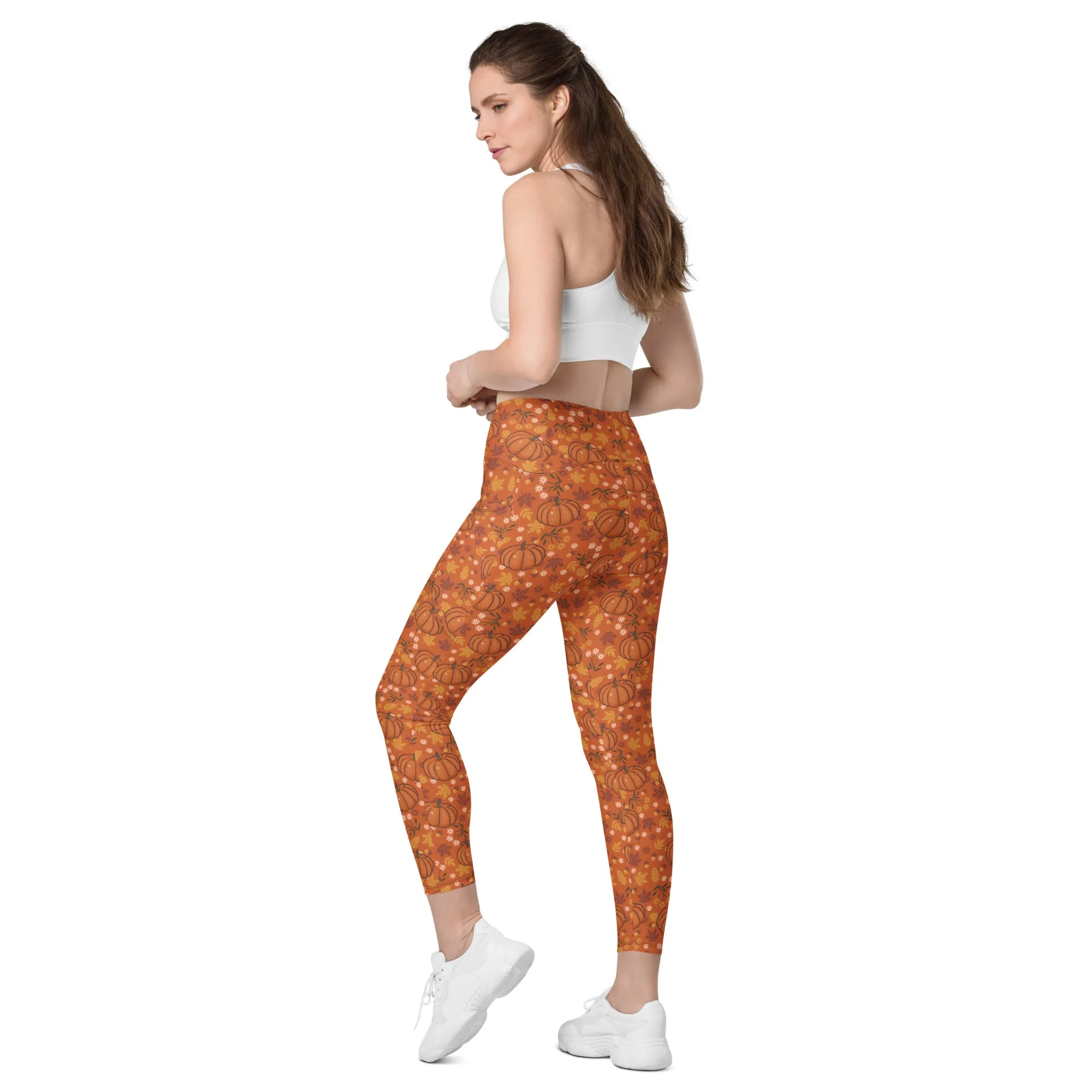 Pumpkin Spice Leggings with pockets