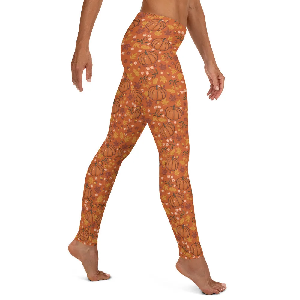 Pumpkin Spice Mid-waist Leggings