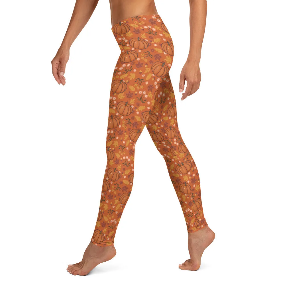 Pumpkin Spice Mid-waist Leggings