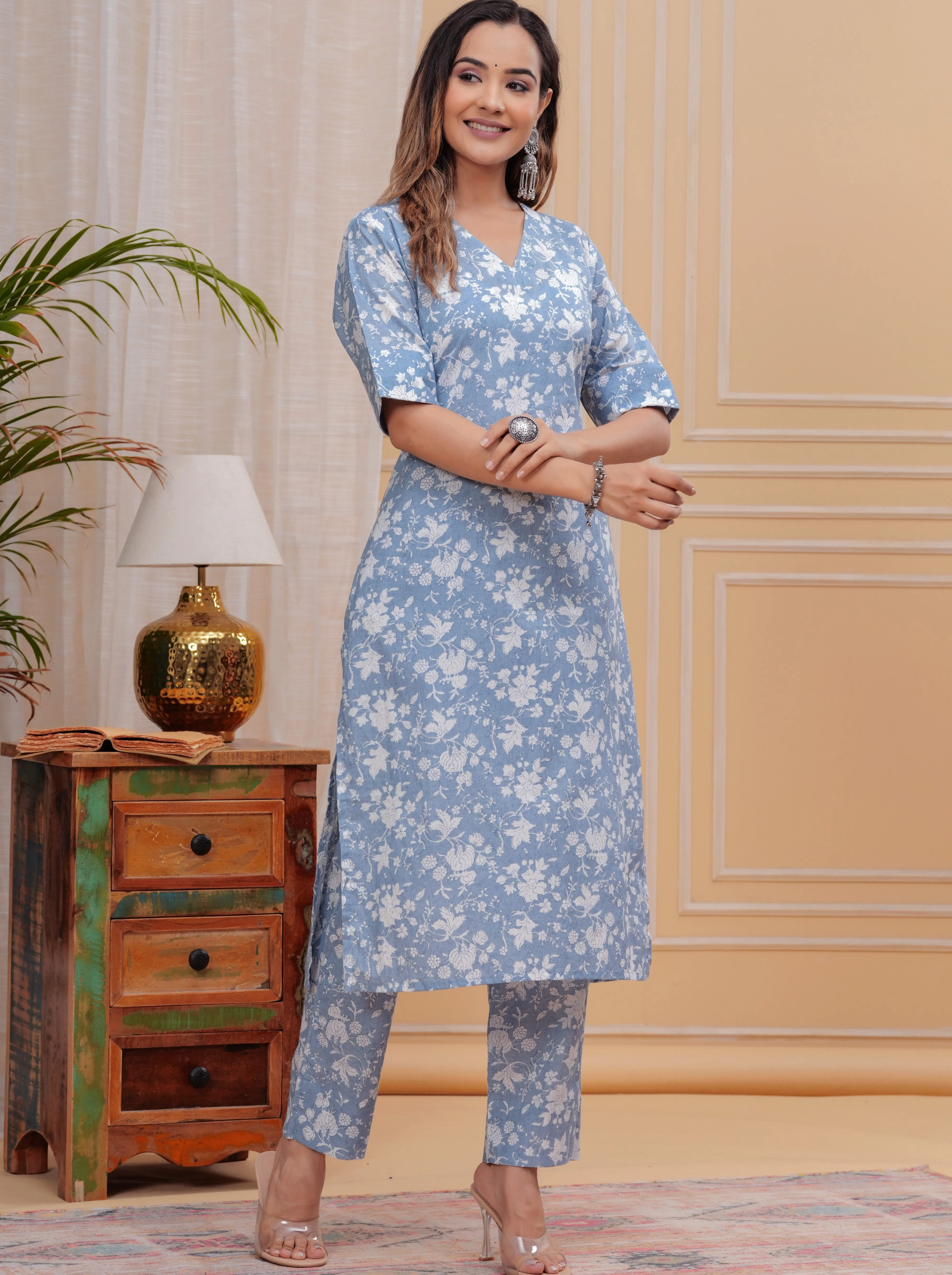 Pure Cotton Printed Co-ord set