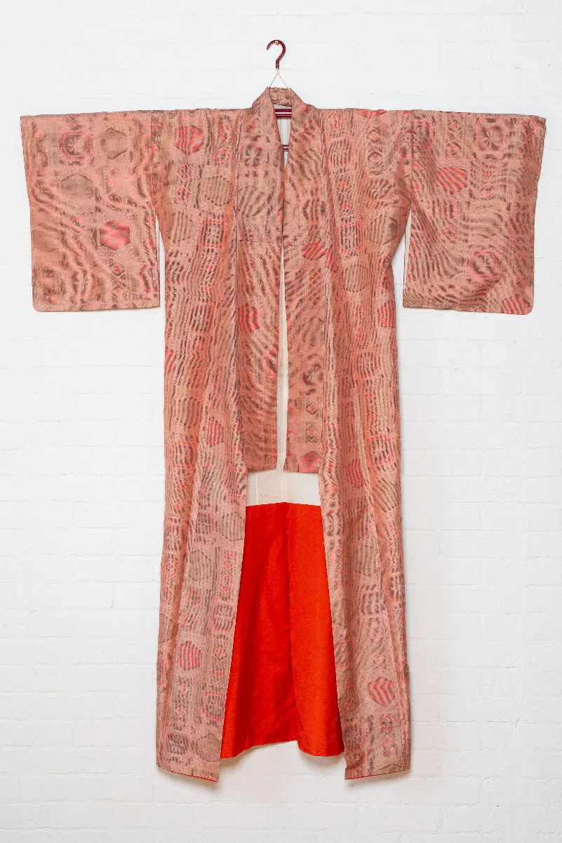 "John Lennon" Reimagined Vintage Kimono - Kimono Zulu Artist Collaboration with David Adickes