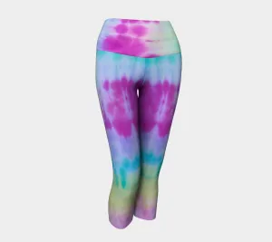 Rainbow tie dye Capri New