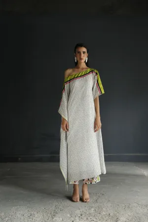 Raji Ramniq I Love To Dot I Cotton Silk Ensemble I Black and White 117