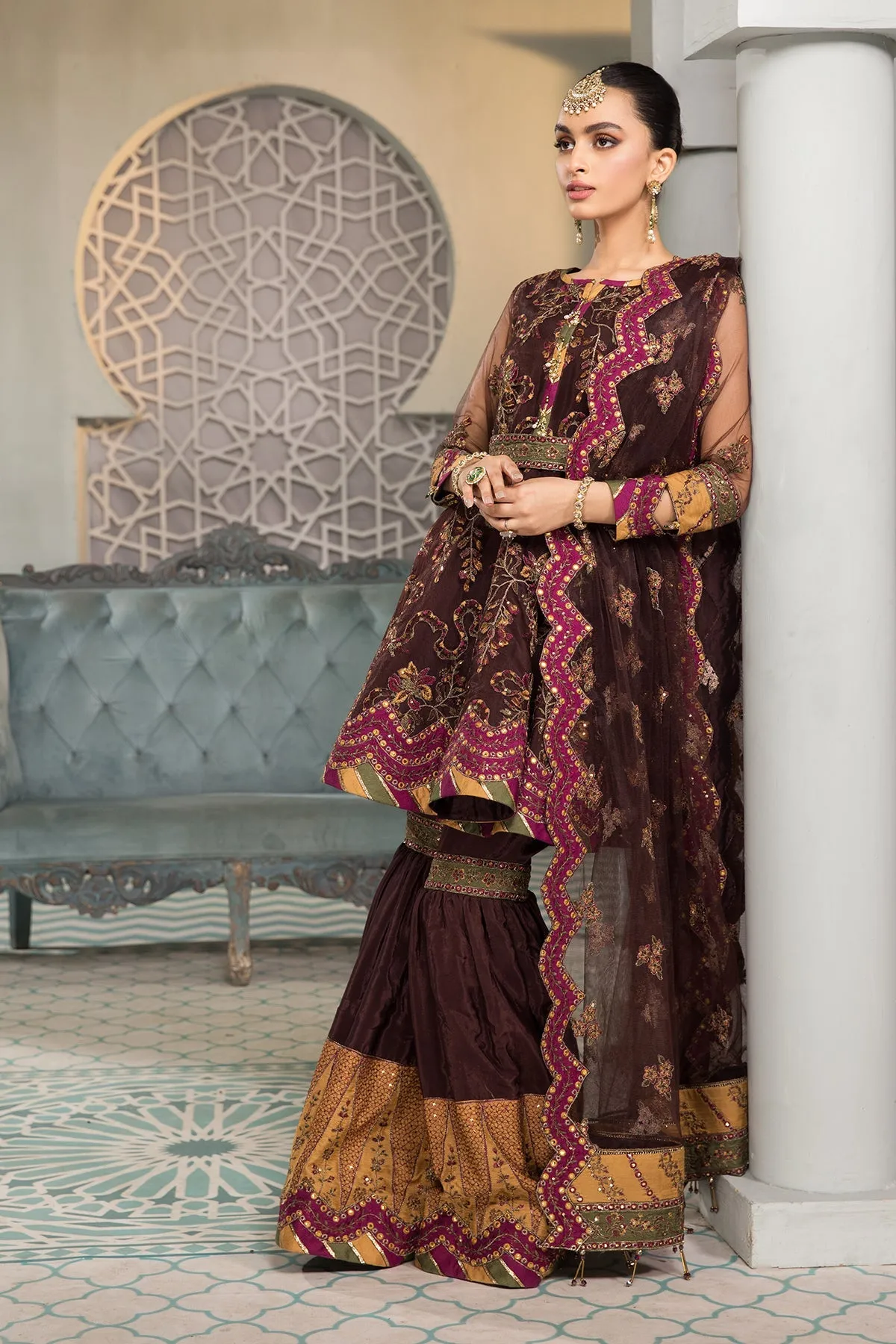 Rajwari Alizeh Fashion Vasl-e-Meeras Festive Edition 2022 | Unstitched Embroidered Net Suits