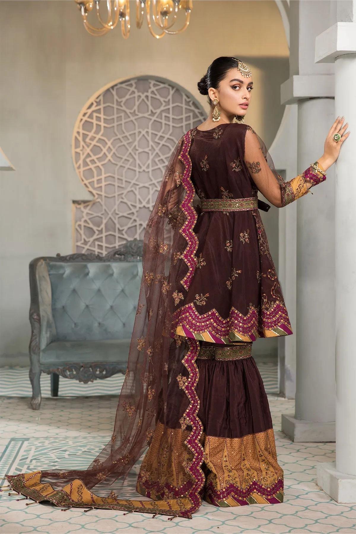 Rajwari Alizeh Fashion Vasl-e-Meeras Festive Edition 2022 | Unstitched Embroidered Net Suits